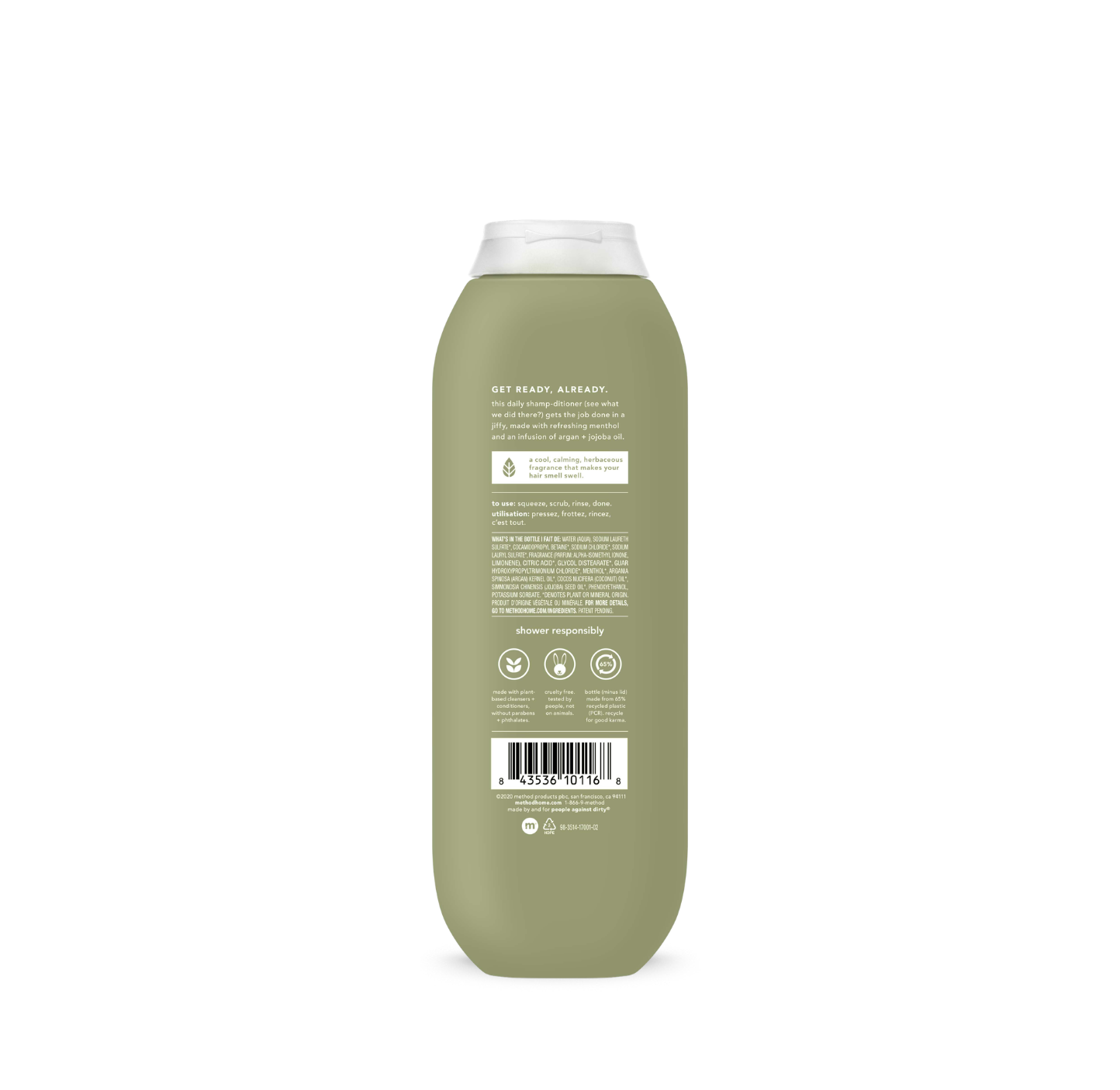 Men's Juniper + Sage 2-in-1 Shampoo & Conditioner | 14 oz | Method