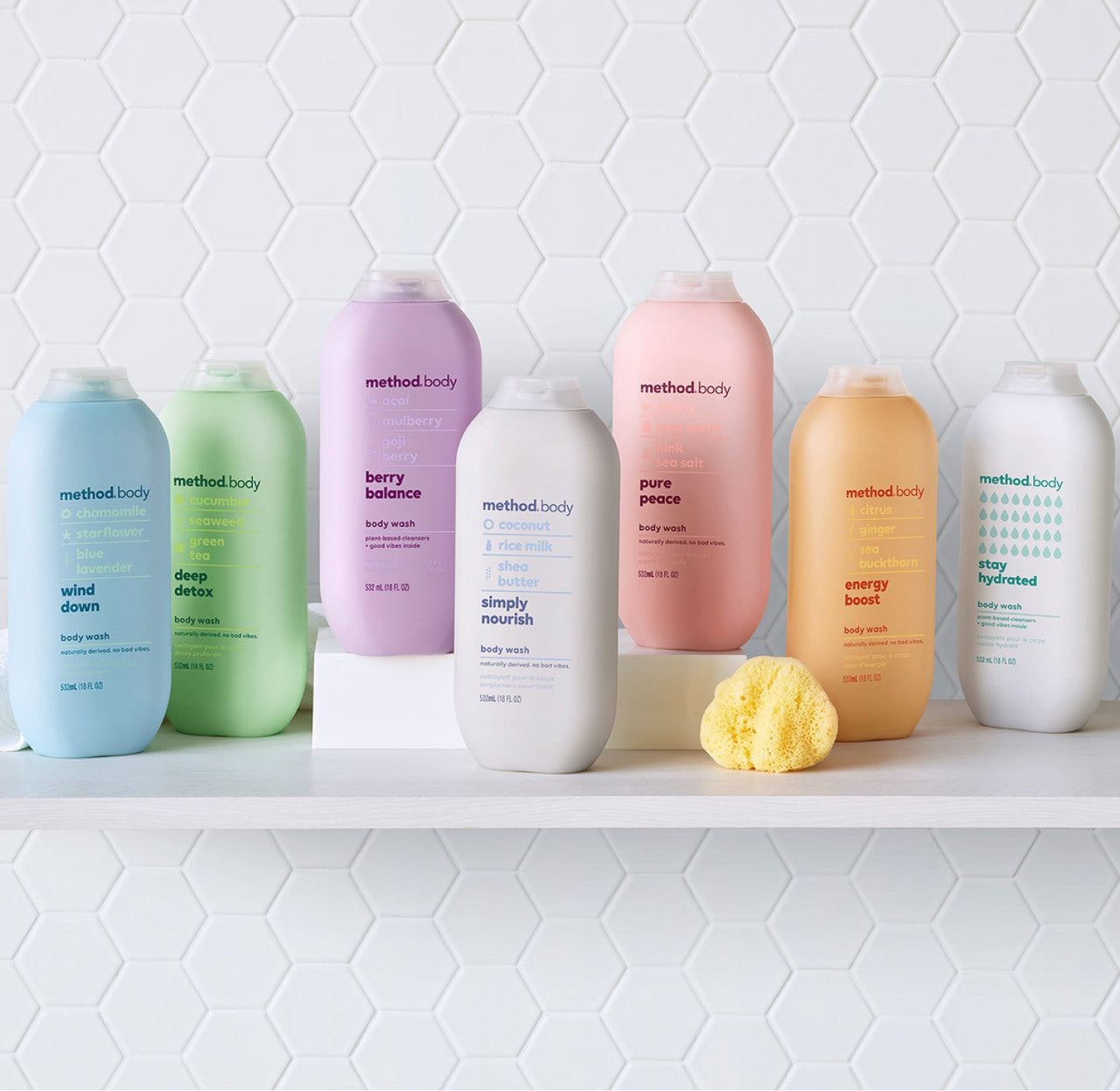 hydrating body wash - coconut milk, 18 fl oz
