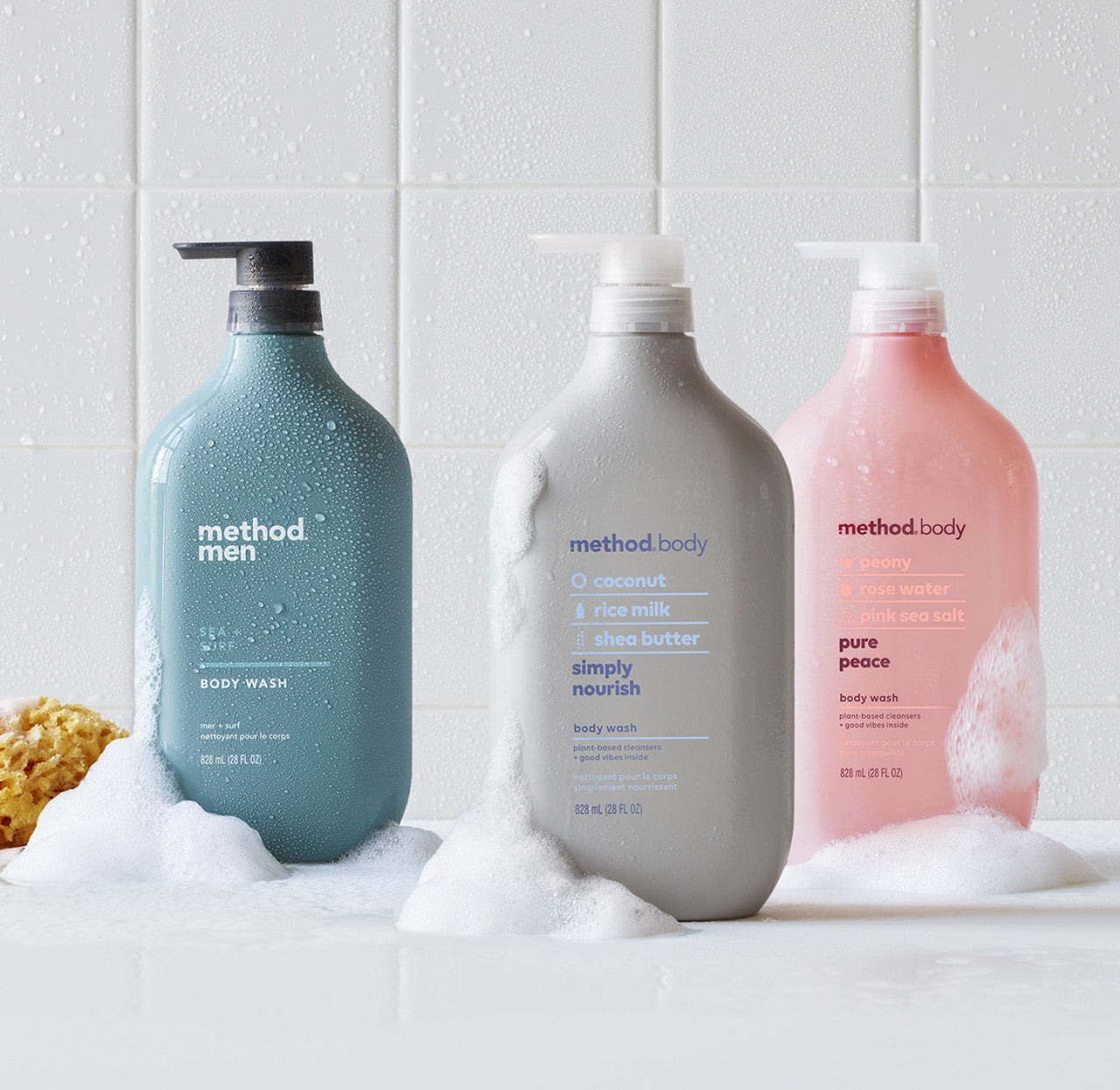 body wash - pure peace, 28 fl oz