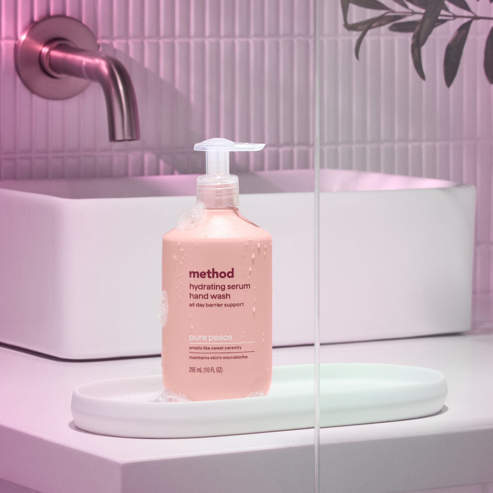 hydrating serum hand wash - pure peace, 10 oz