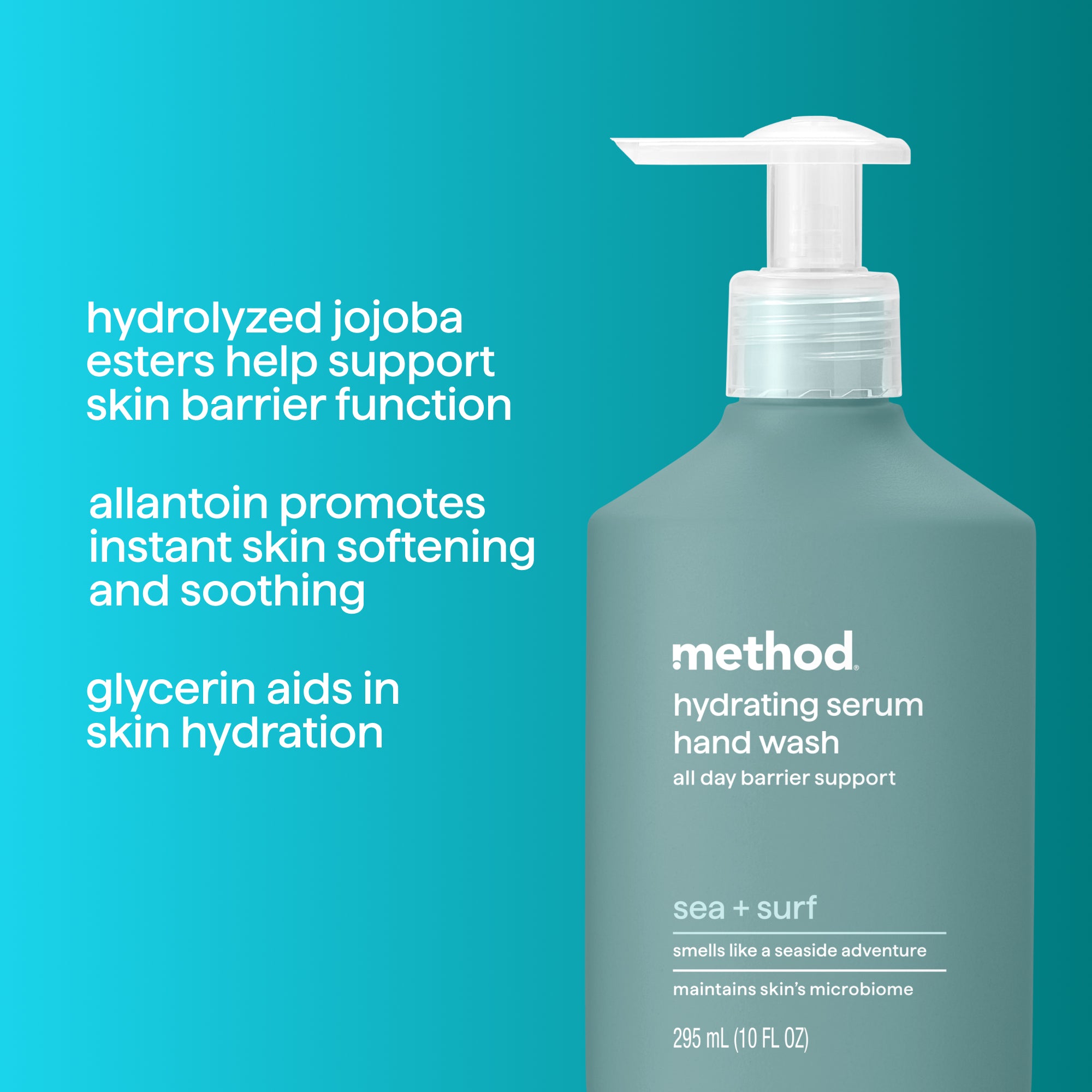 hydrating serum hand wash - sea + surf, 10 oz