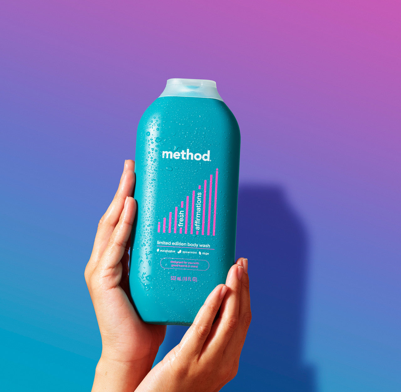 body wash - fresh affirmations, 18 fl oz