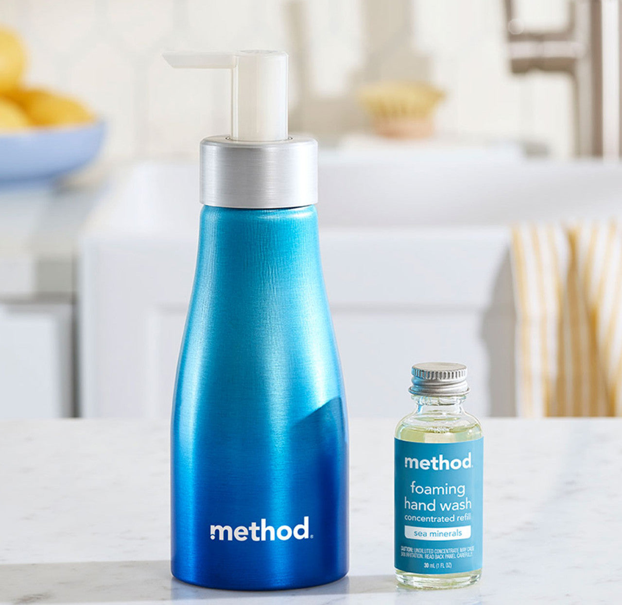 Foaming Hand Wash: 2-pack Concentrated Refill, Sea Minerals, 2 oz