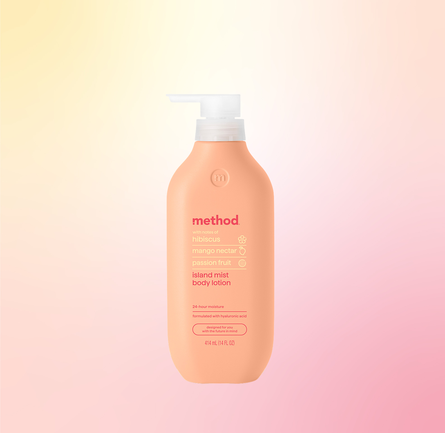 body lotion - island mist, 14 fl oz – method products