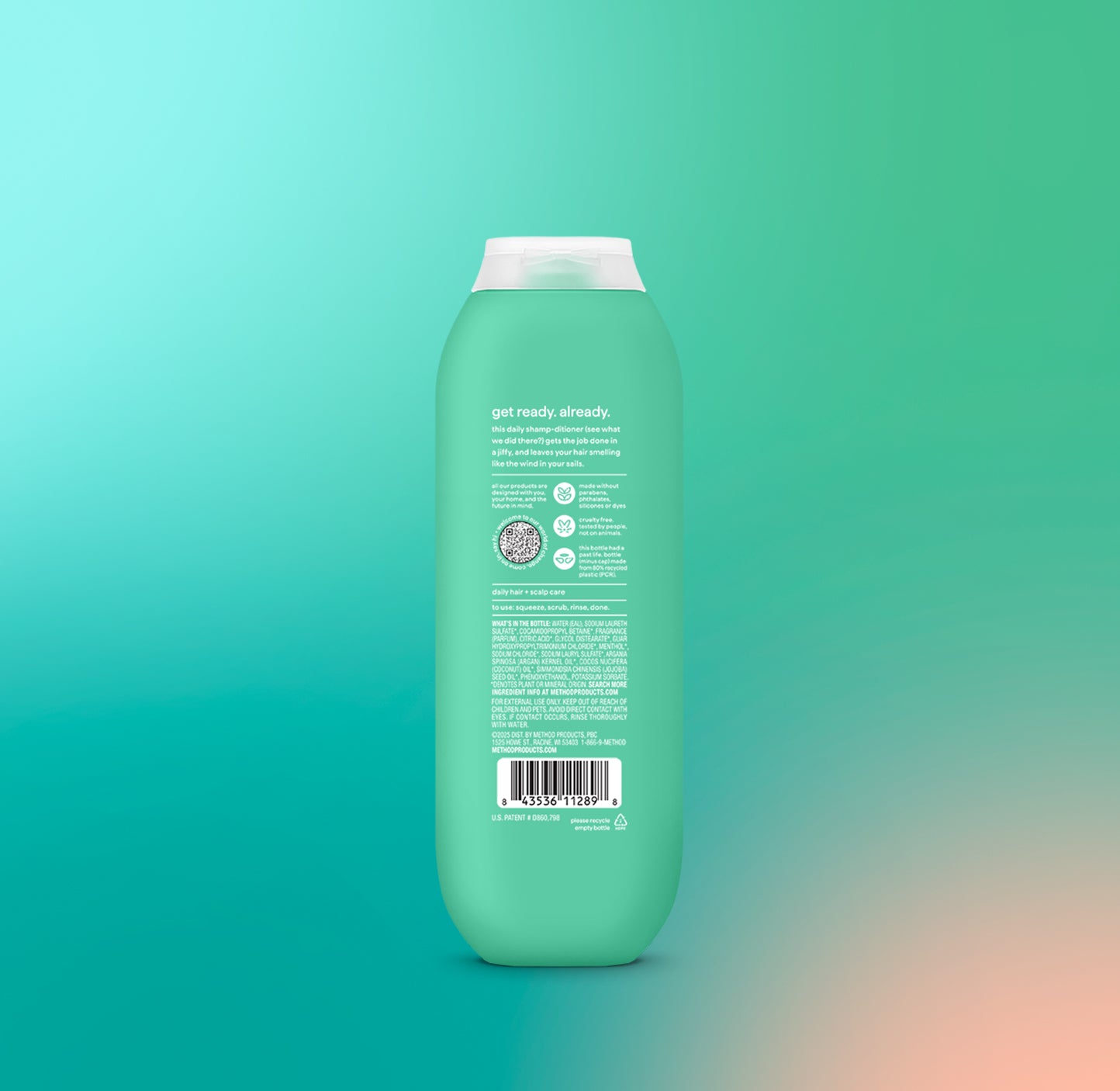 men 2-in-1 shampoo + conditioner - marine + mist, 14 fl oz