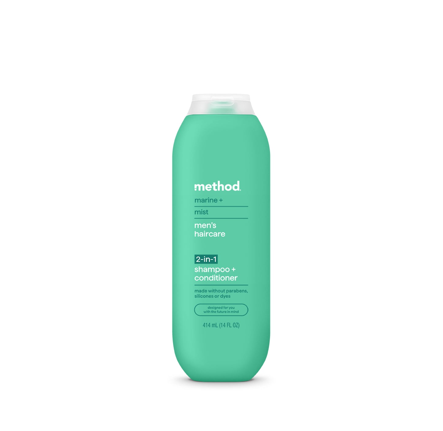 men 2-in-1 shampoo + conditioner - marine + mist, 14 fl oz – method ...