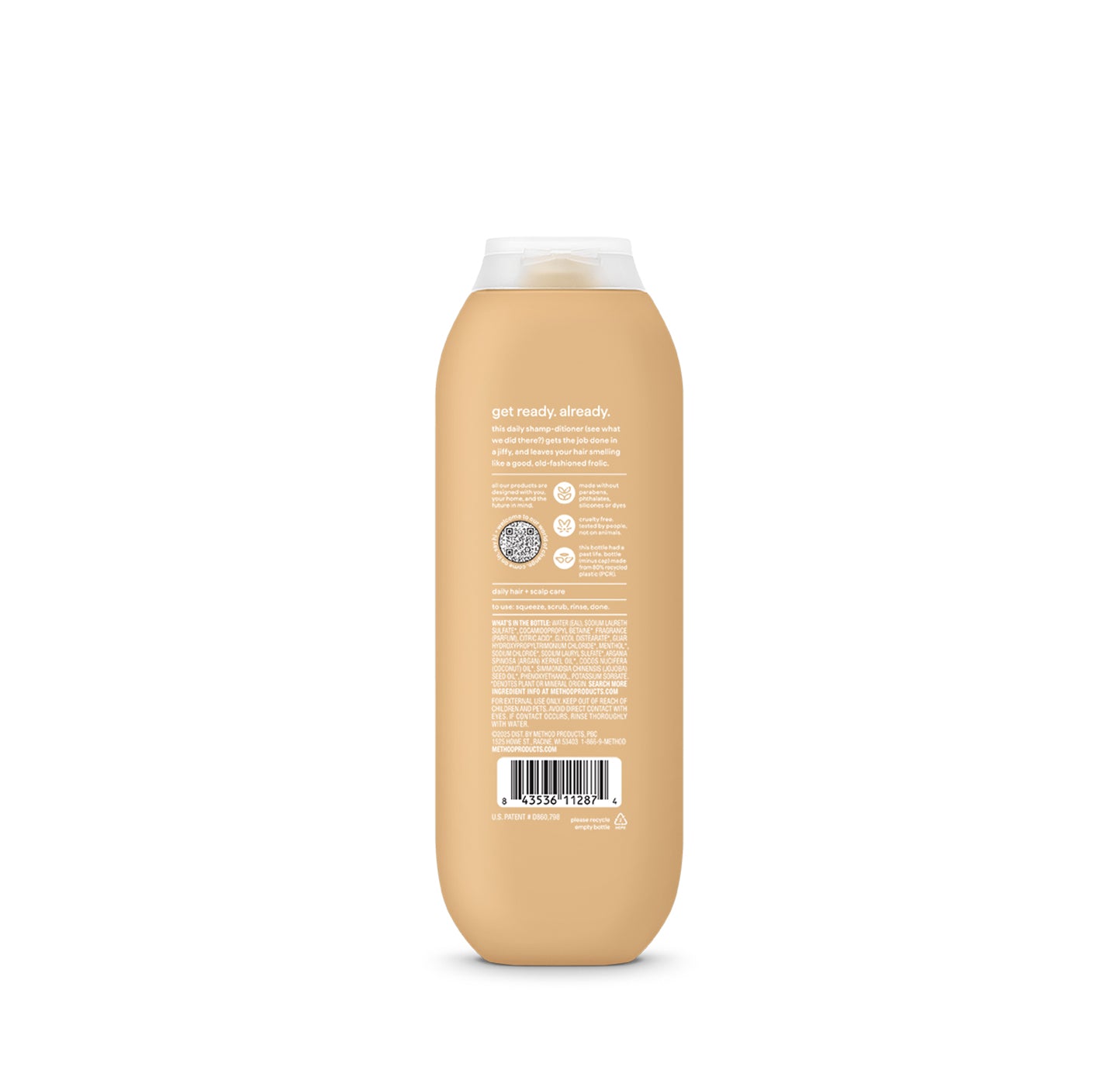 men 2-in-1 shampoo + conditioner - moss + meadow, 14 fl oz