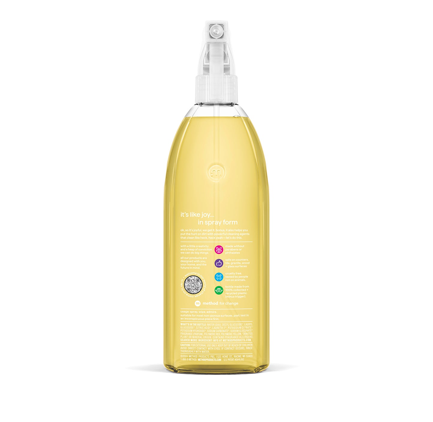 all-purpose cleaner - Lemon + Freesia, 28 fl oz – method products