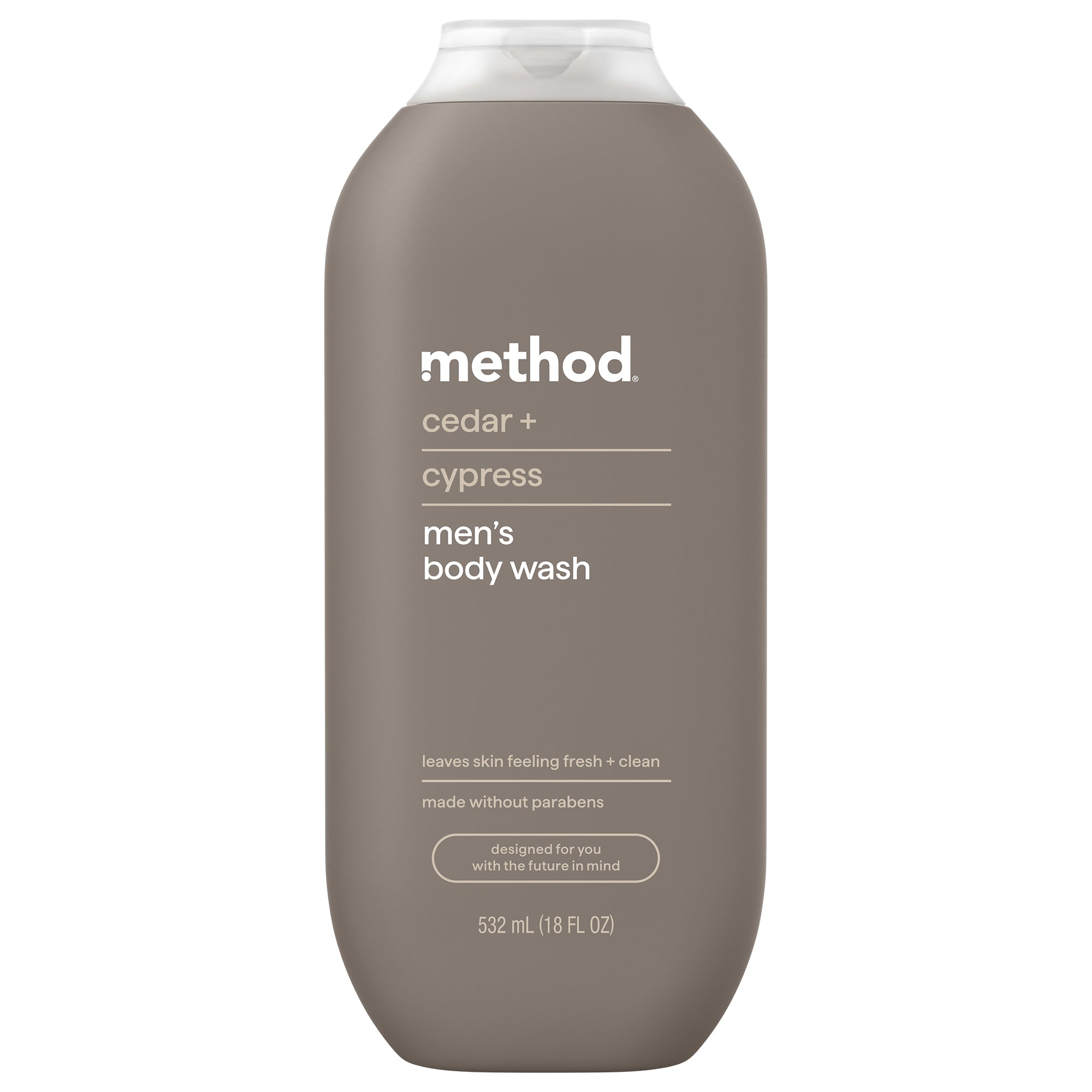 men body wash - cedar + cypress, 18 fl oz
