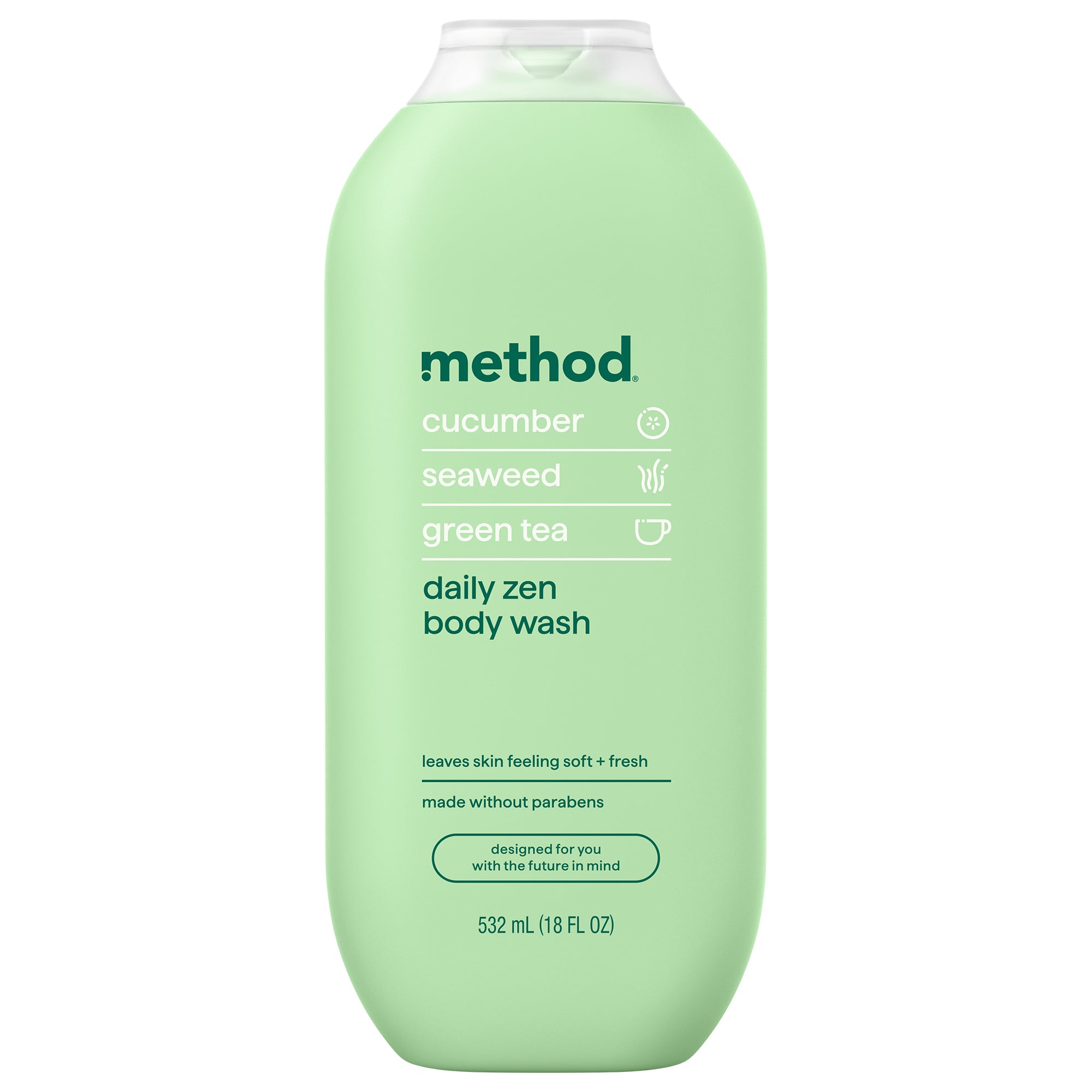body wash - daily zen, 18 fl oz