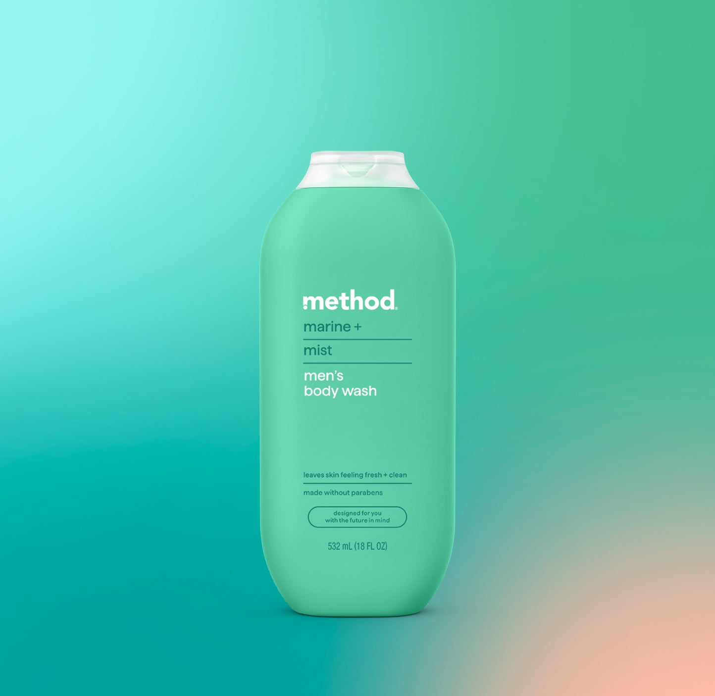 body wash - marine + mist, 18 fl oz