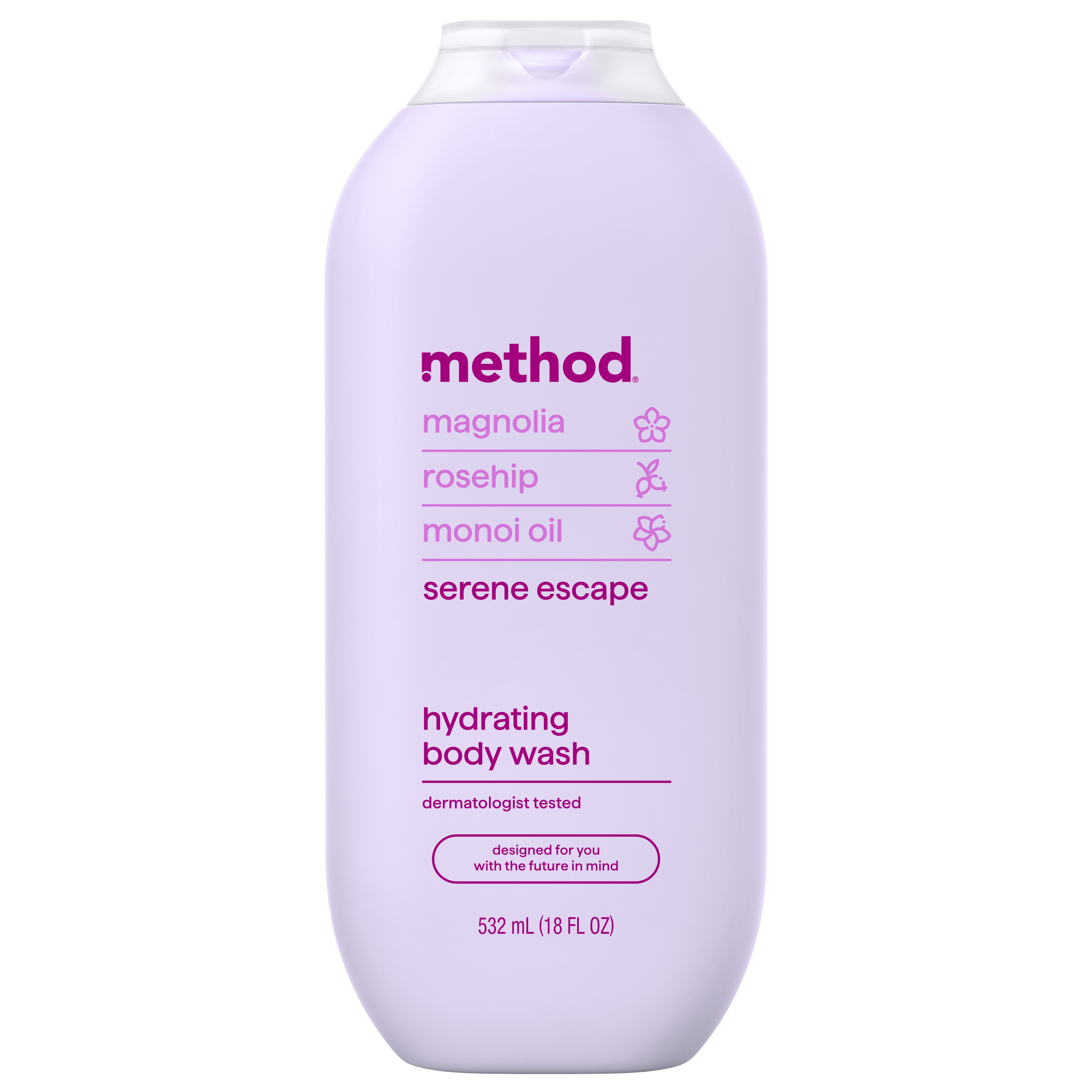 Magnolia, Rosehip & Monoi Oil Body Wash | Serene Escape - 18 oz