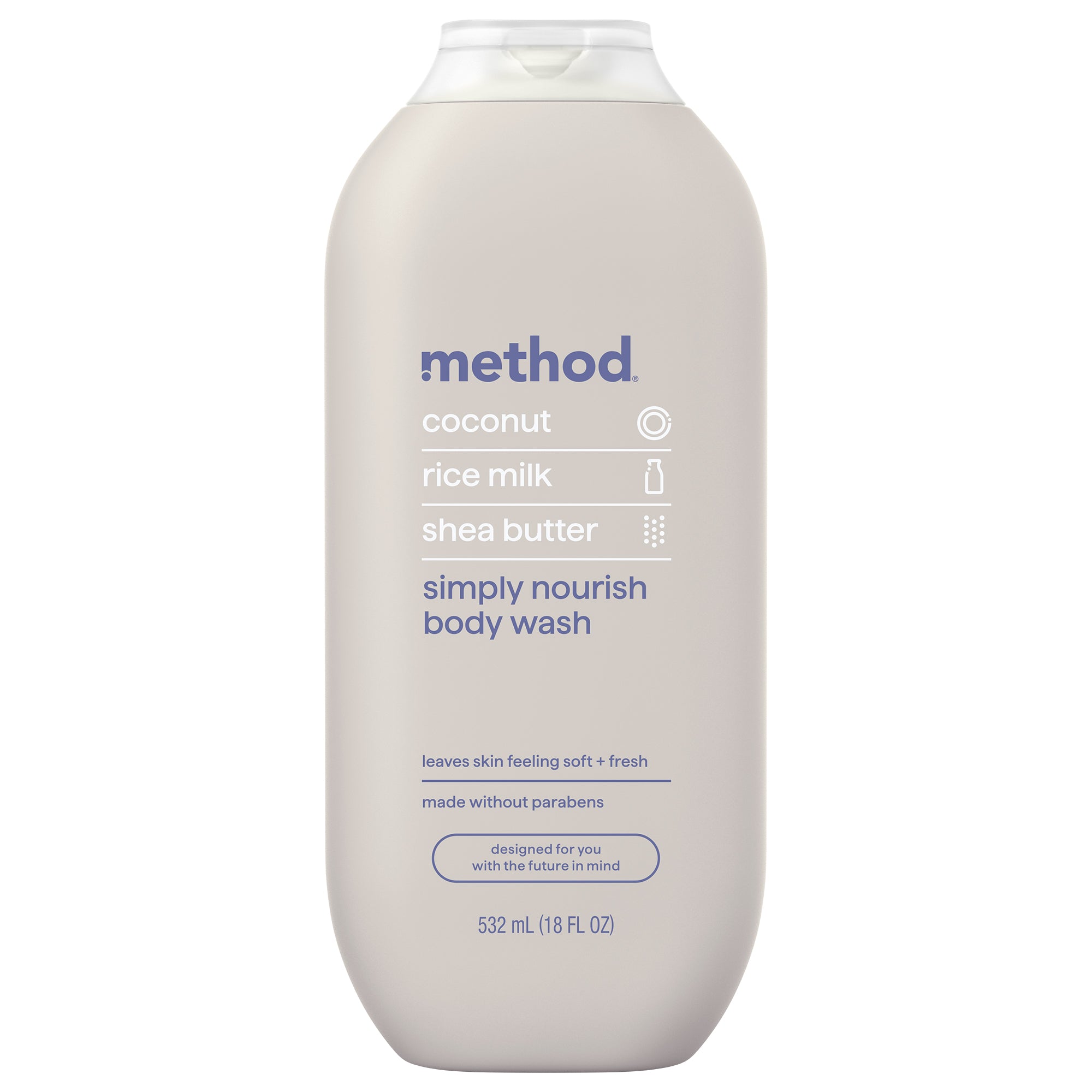 body wash - simply nourish, 18 fl oz