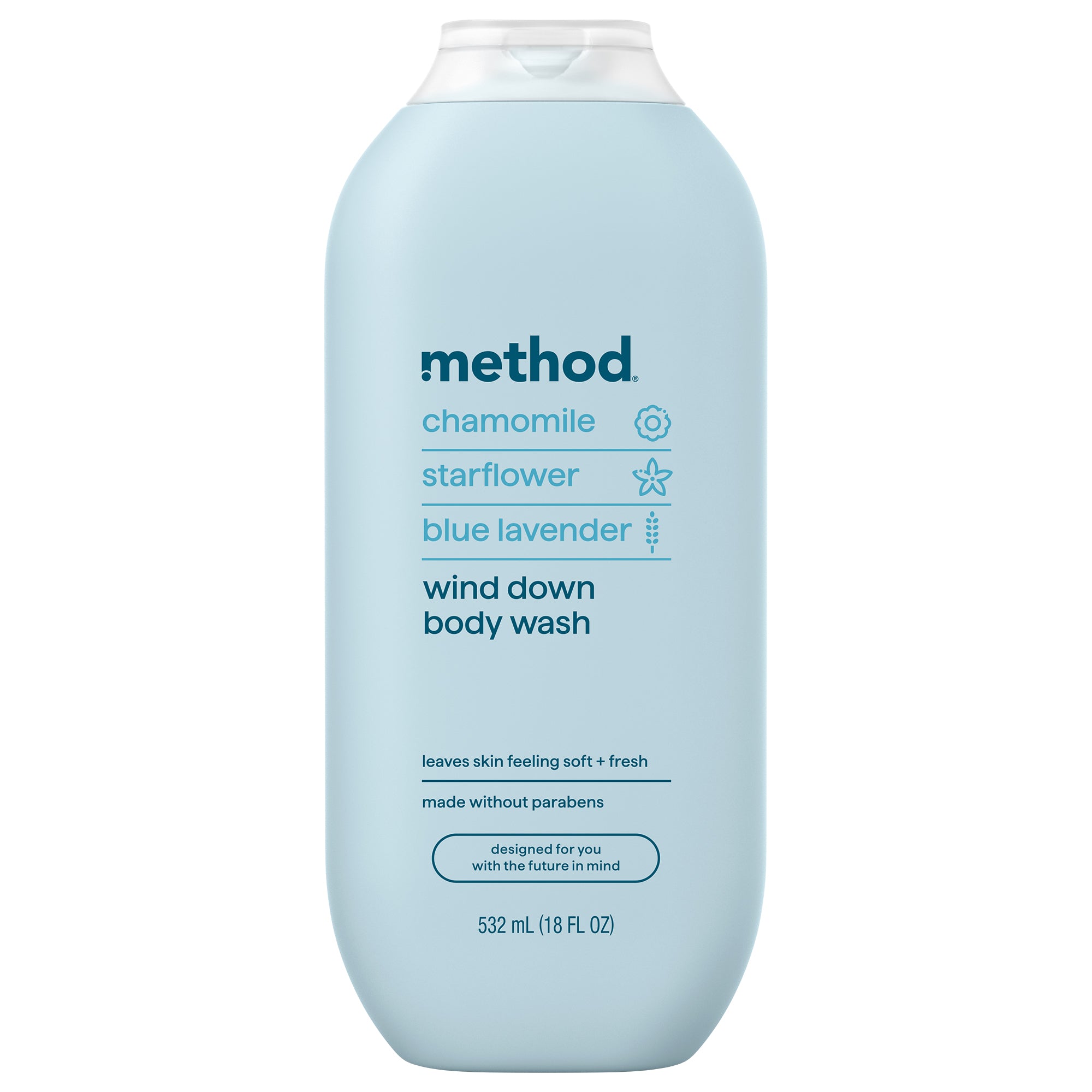 body wash - wind down, 18 fl oz