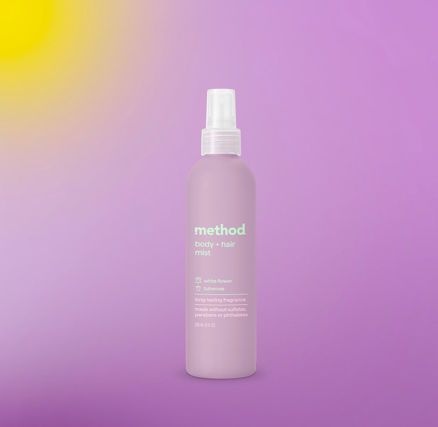 body + hair mist - white flower + tuberose, 8 fl oz