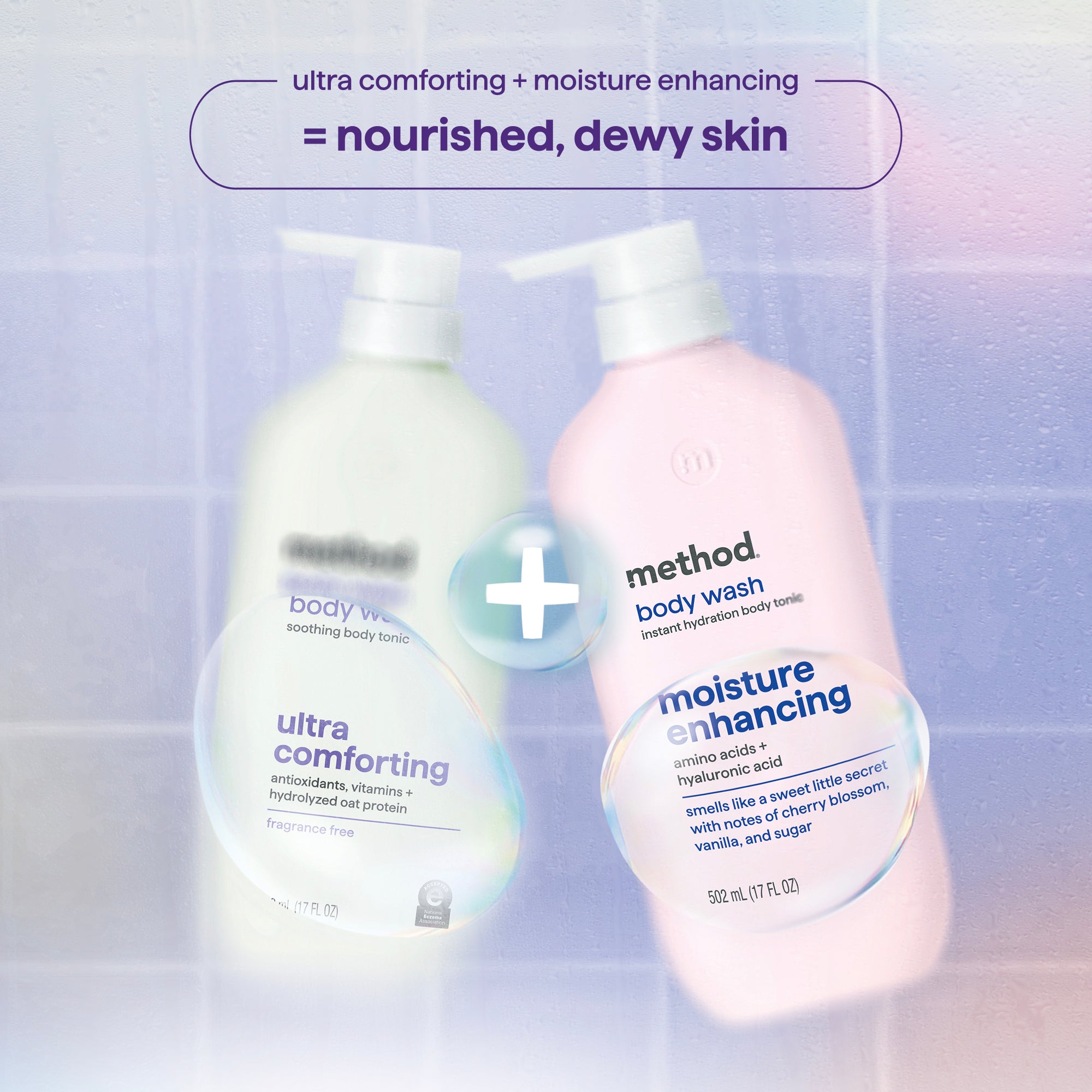 body wash tonic - ultra comforting, antioxidants, vitamins + hydrolyzed oat protein, 17 fl oz