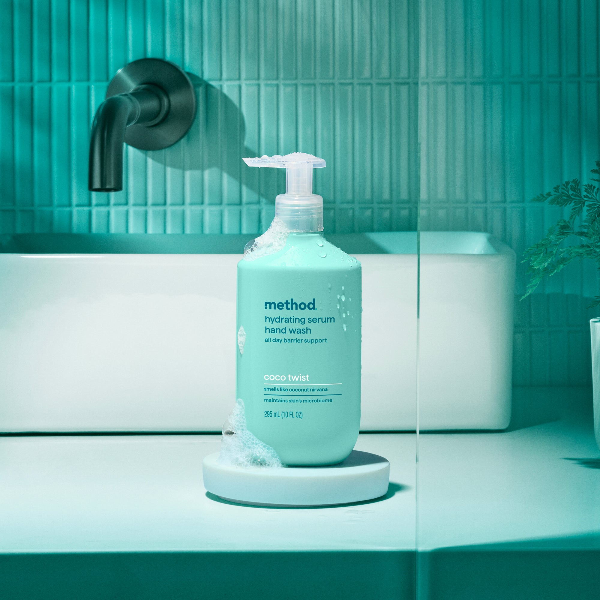 hydrating hand serum hand wash - coco twist, 10 oz – method products