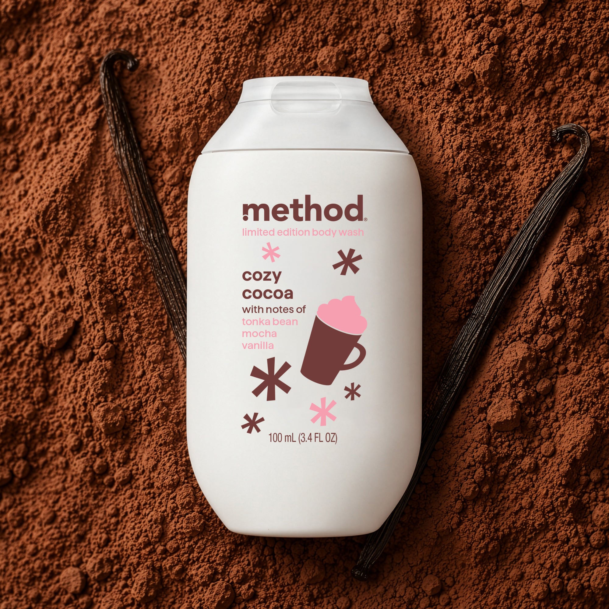 body wash - cozy cocoa 3.4 oz.