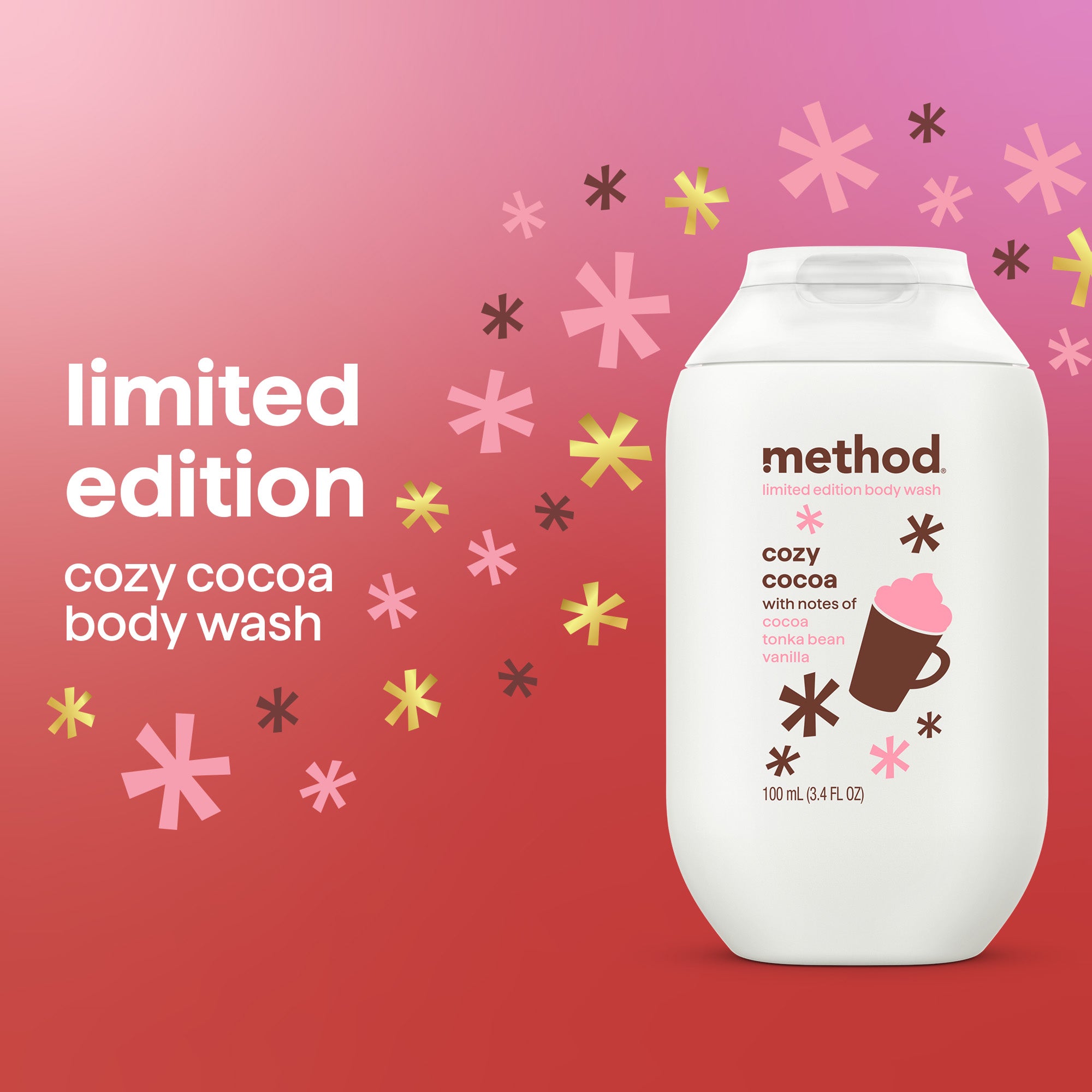 body wash - cozy cocoa 3.4 oz.