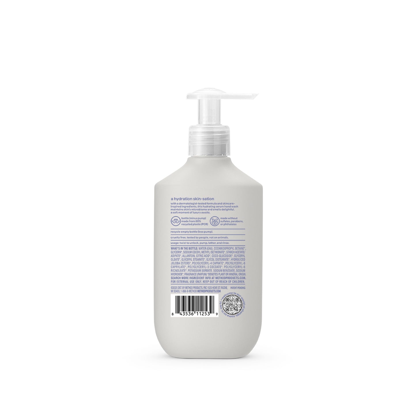 hydrating serum hand wash - simply nourish, 10 oz – method products