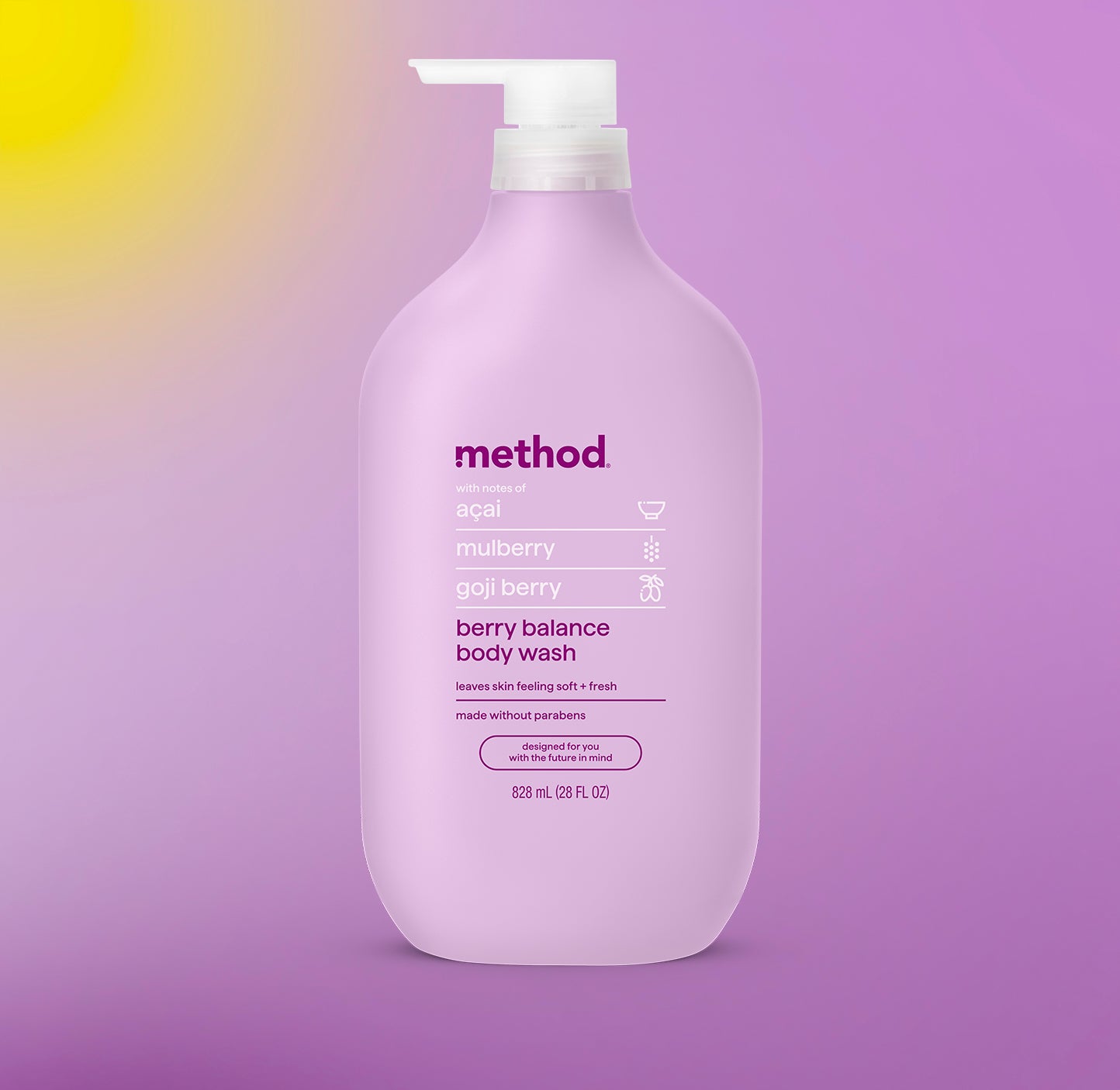 body wash - berry balance, 28 fl oz