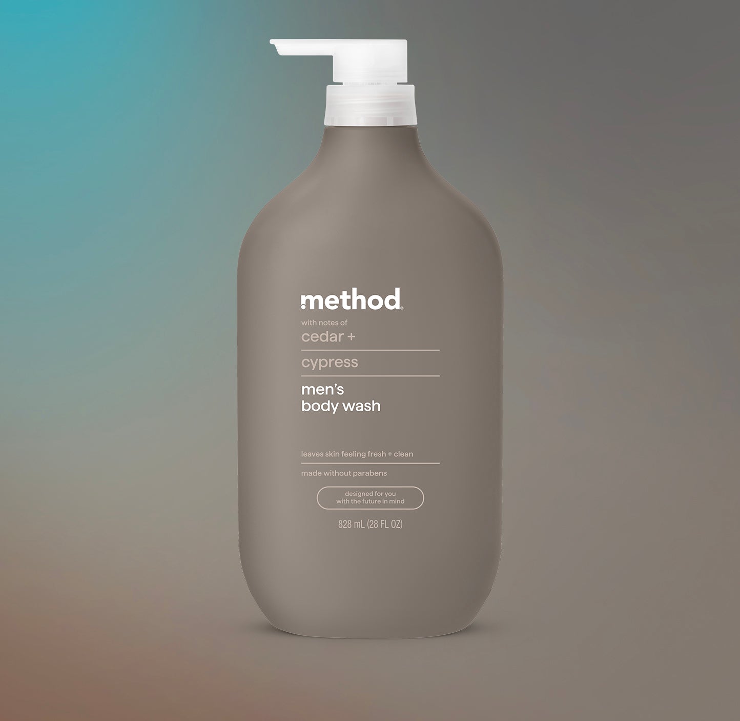 body wash - cedar + cypress, 28 fl oz