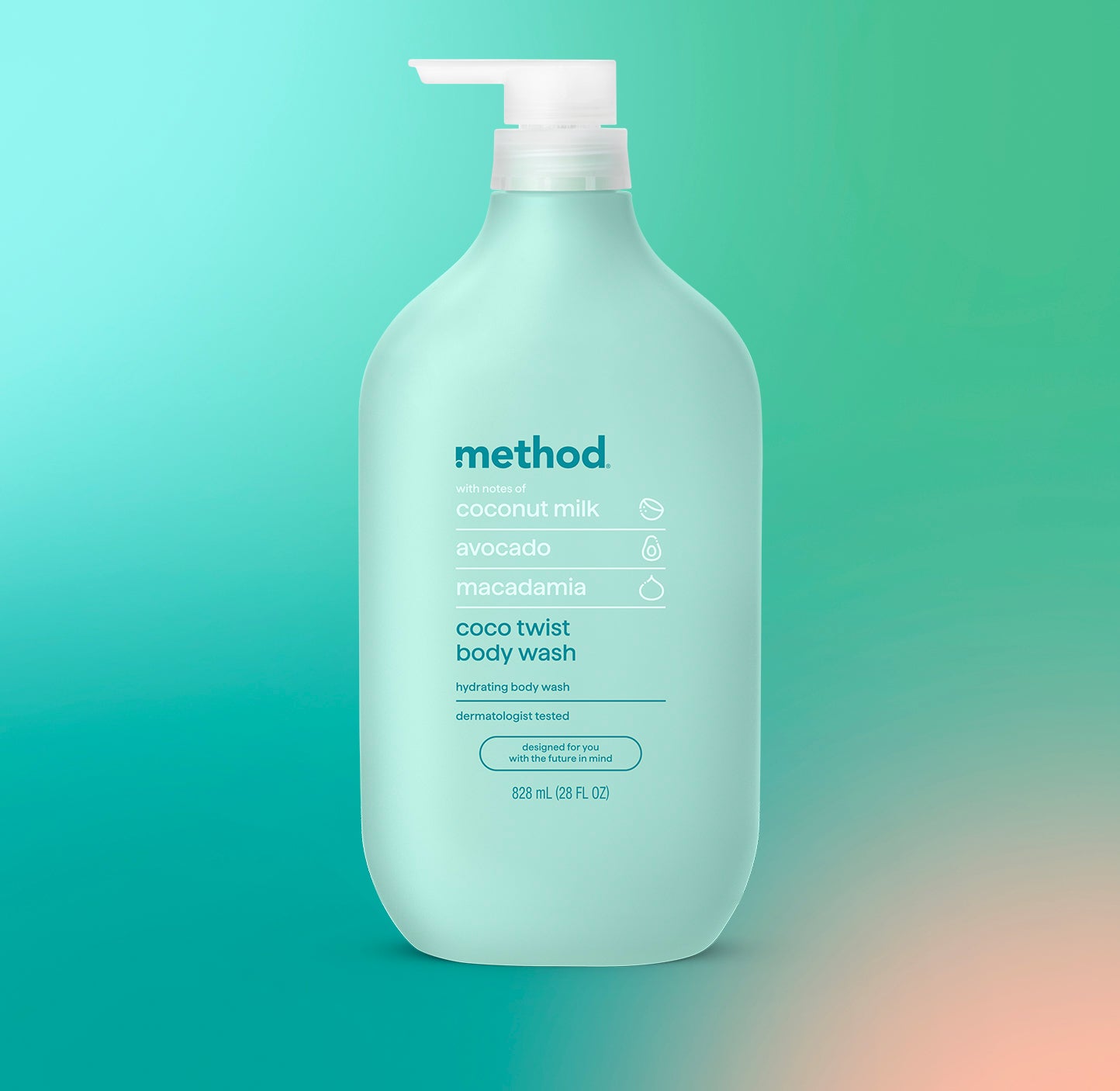 body wash - coco twist, 28 fl oz – method products