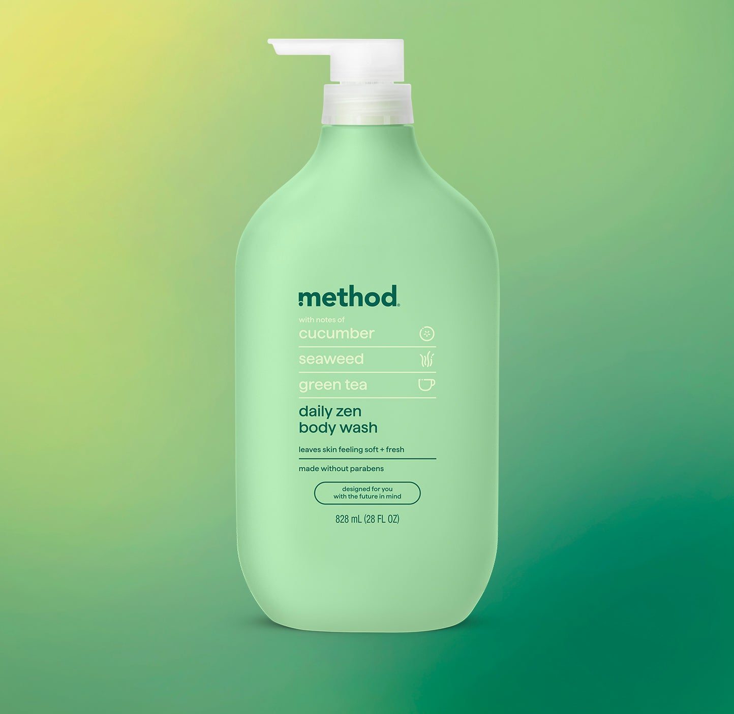 body wash - daily zen, 28 fl oz – method products