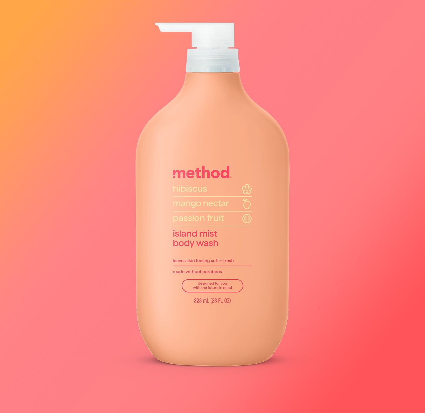 Hibiscus, Mango Nectar & Passion Fruit Body Wash | Island Mist