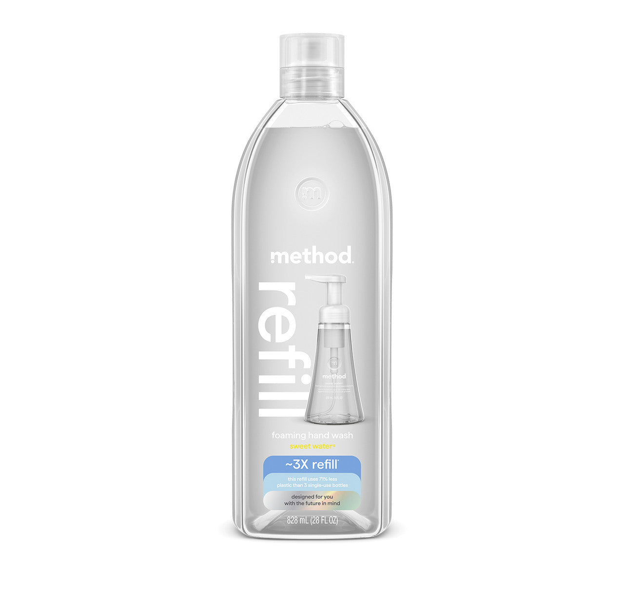 foaming hand wash refill - sweet water, 28 fl oz 1
