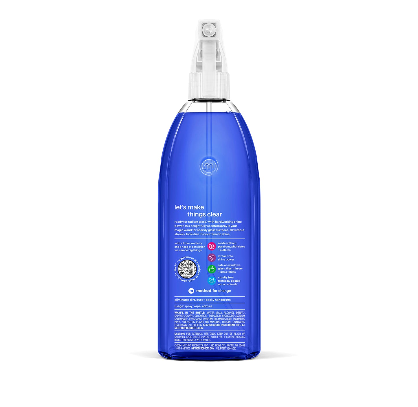 glass cleaner - mint, 28 fl oz