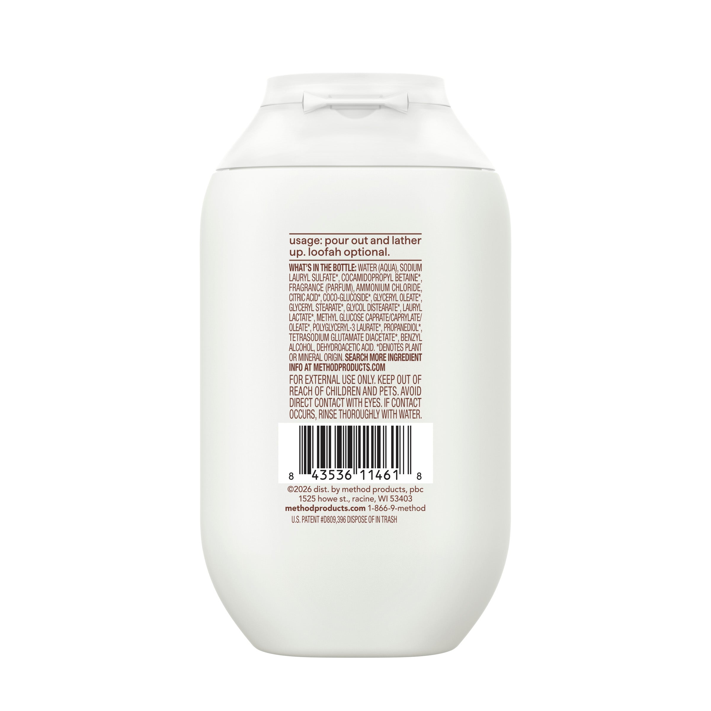 body wash - cozy cocoa 3.4 oz.