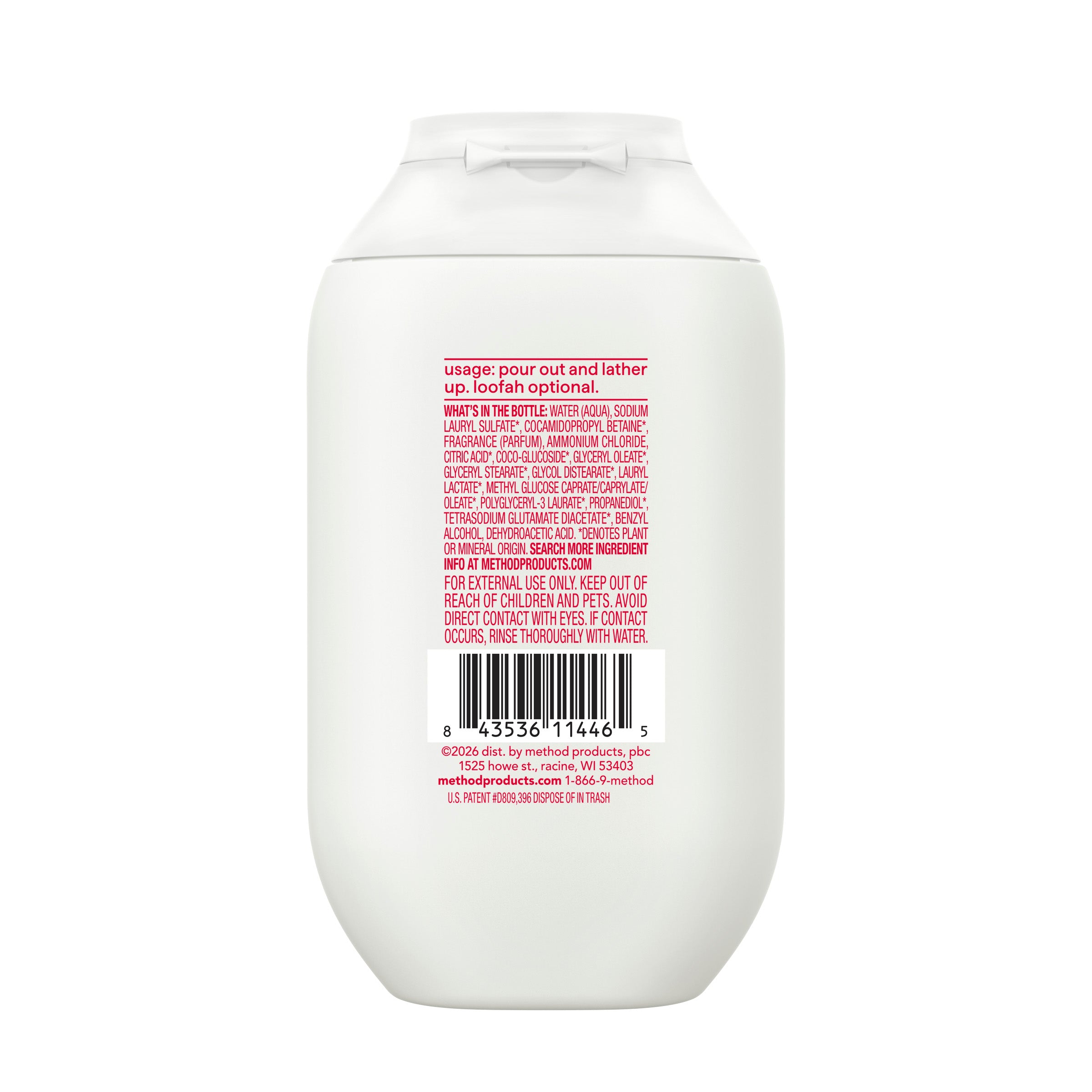 body wash - merry marshmallow 3.4 oz.