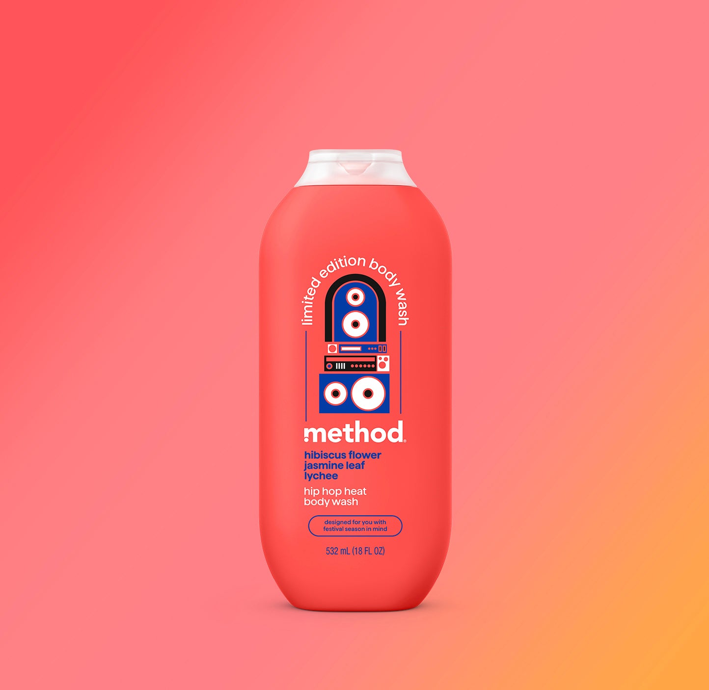 body wash - hip hop heat, 18 fl oz