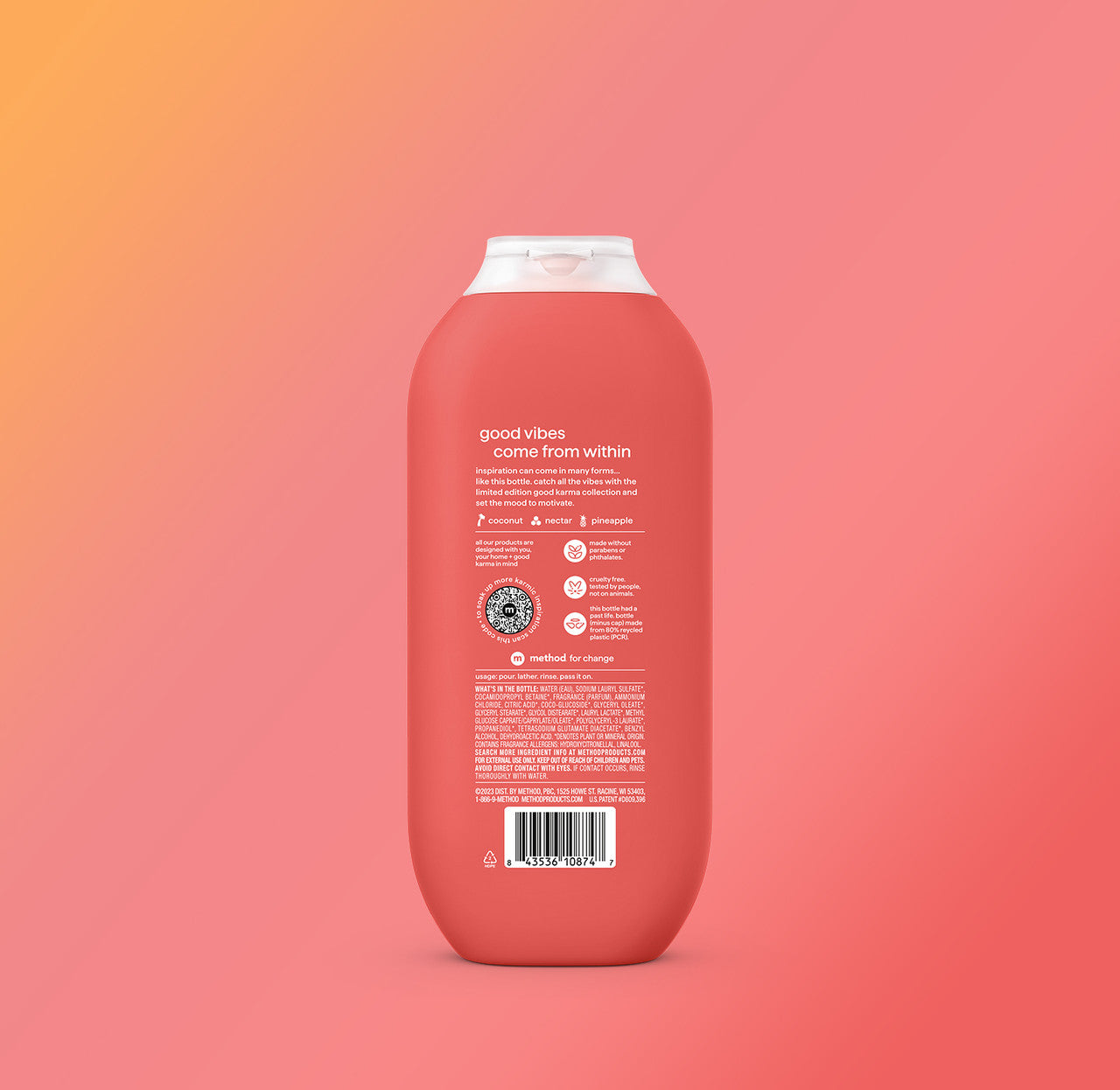 body wash - inspired motivation, 18 fl oz