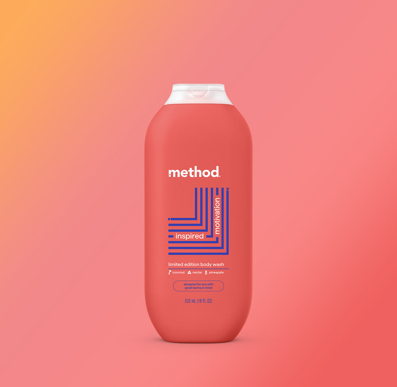 body wash - inspired motivation, 18 fl oz