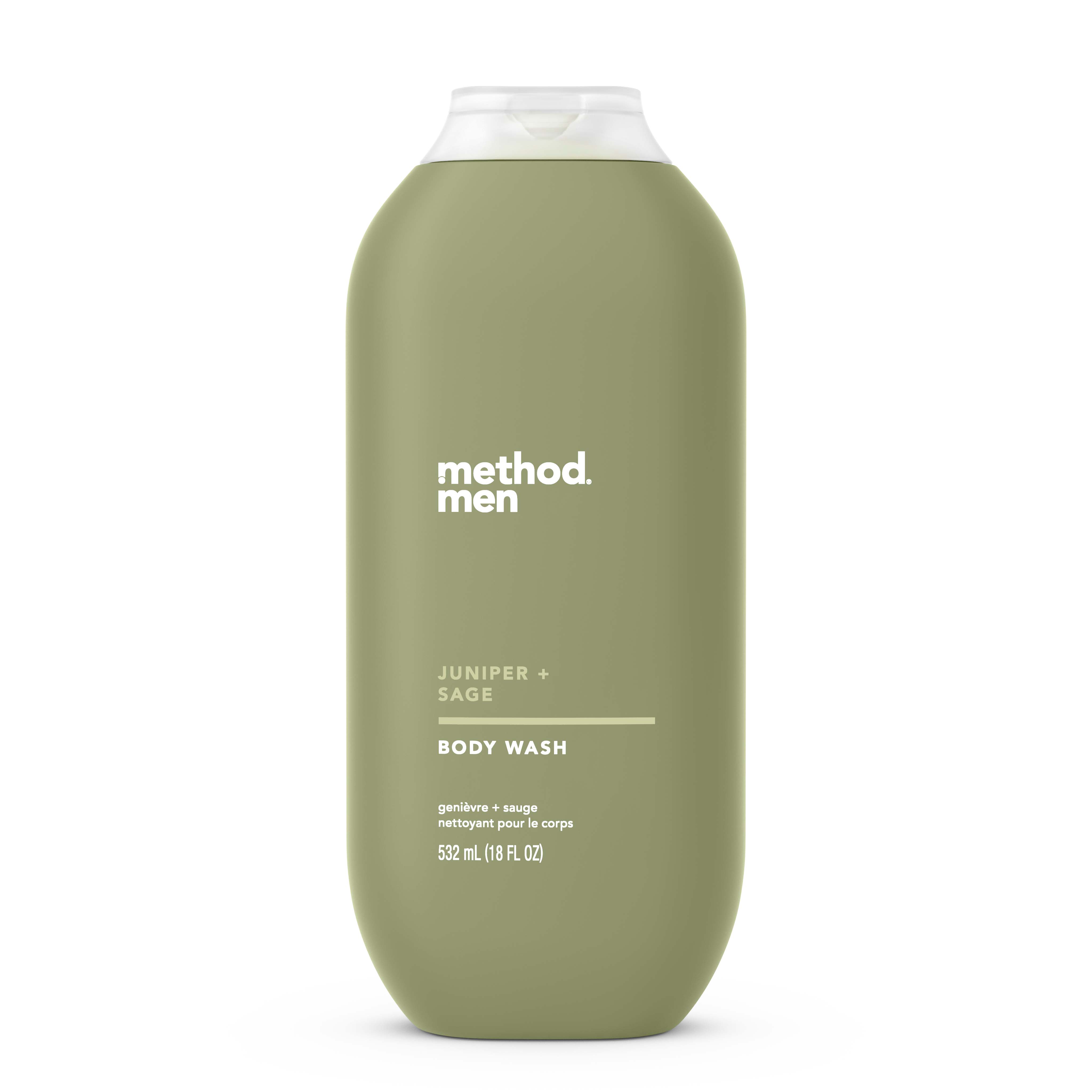 men body wash - juniper + sage, 18 fl oz
