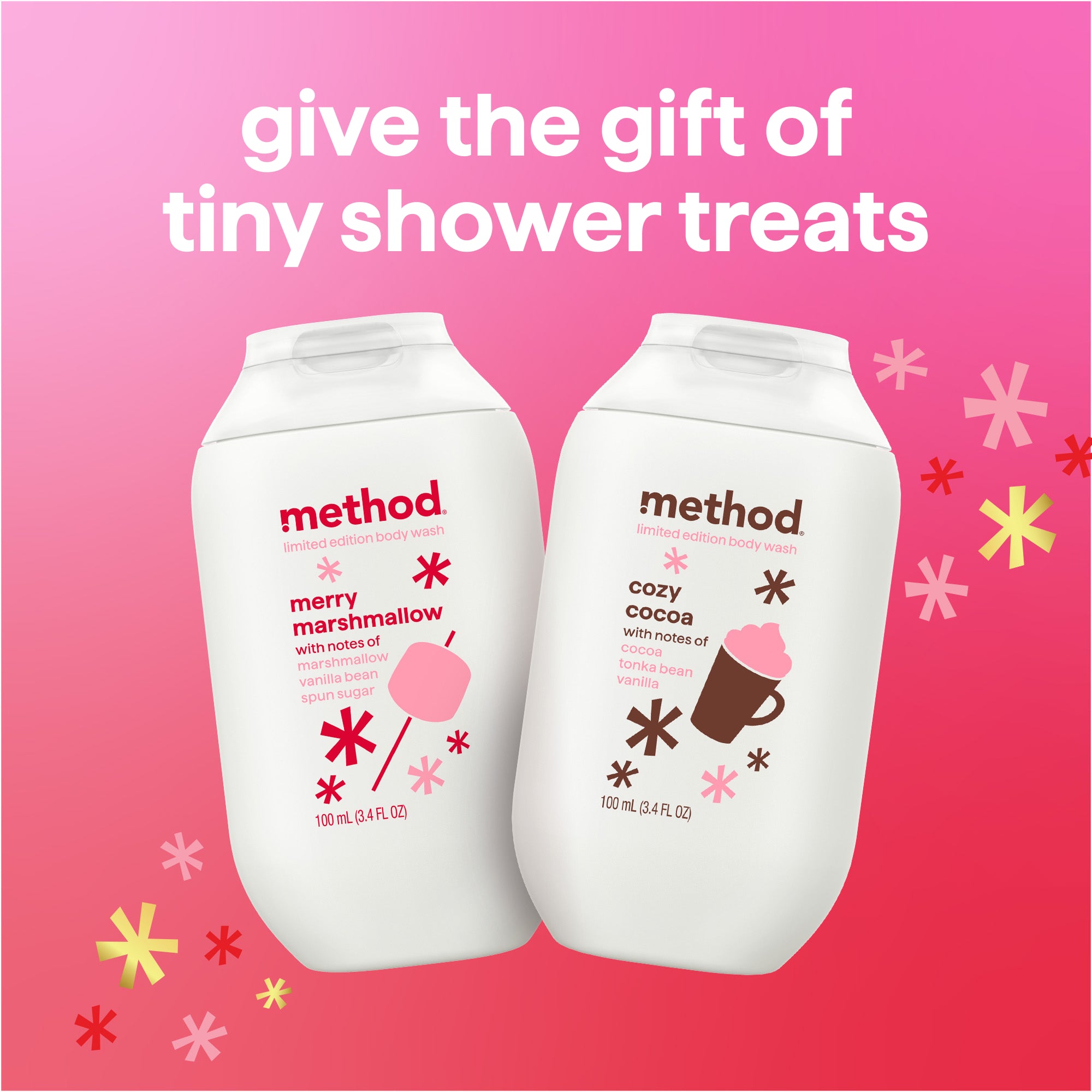 body wash - merry marshmallow 3.4 oz.
