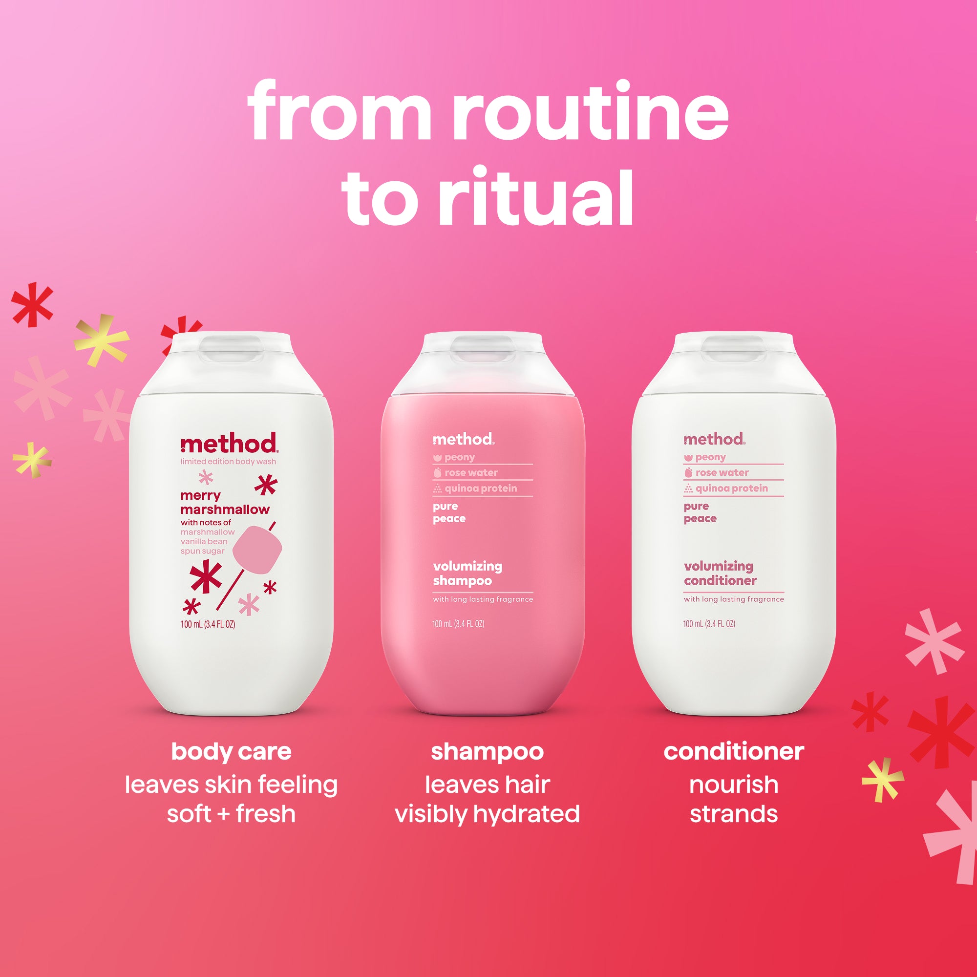 body wash - merry marshmallow 3.4 oz.