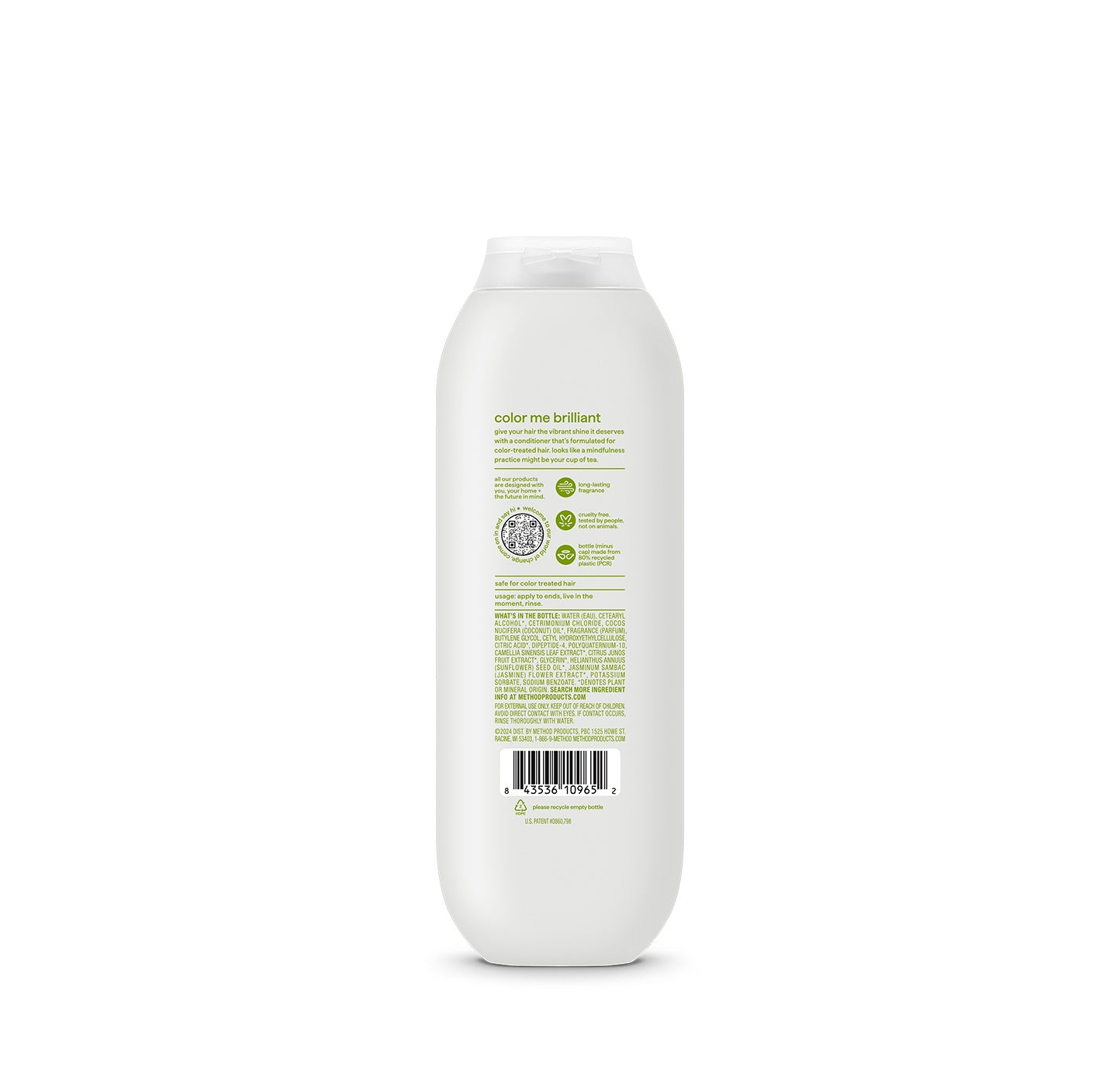 vibrant color conditioner - mindful matcha, 13.5 fl oz