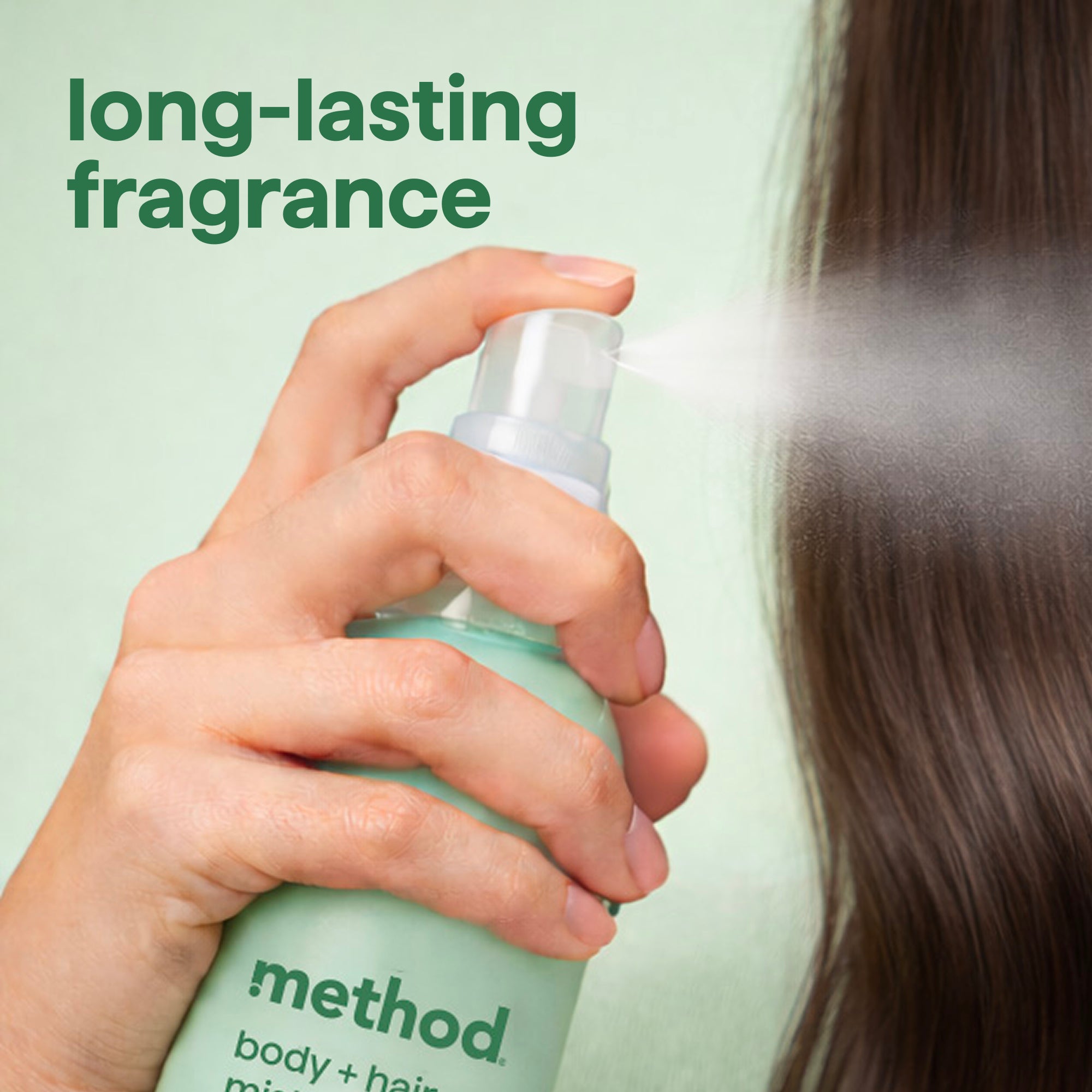 body + hair mist - pistachio + vanilla, 8 fl oz – method products