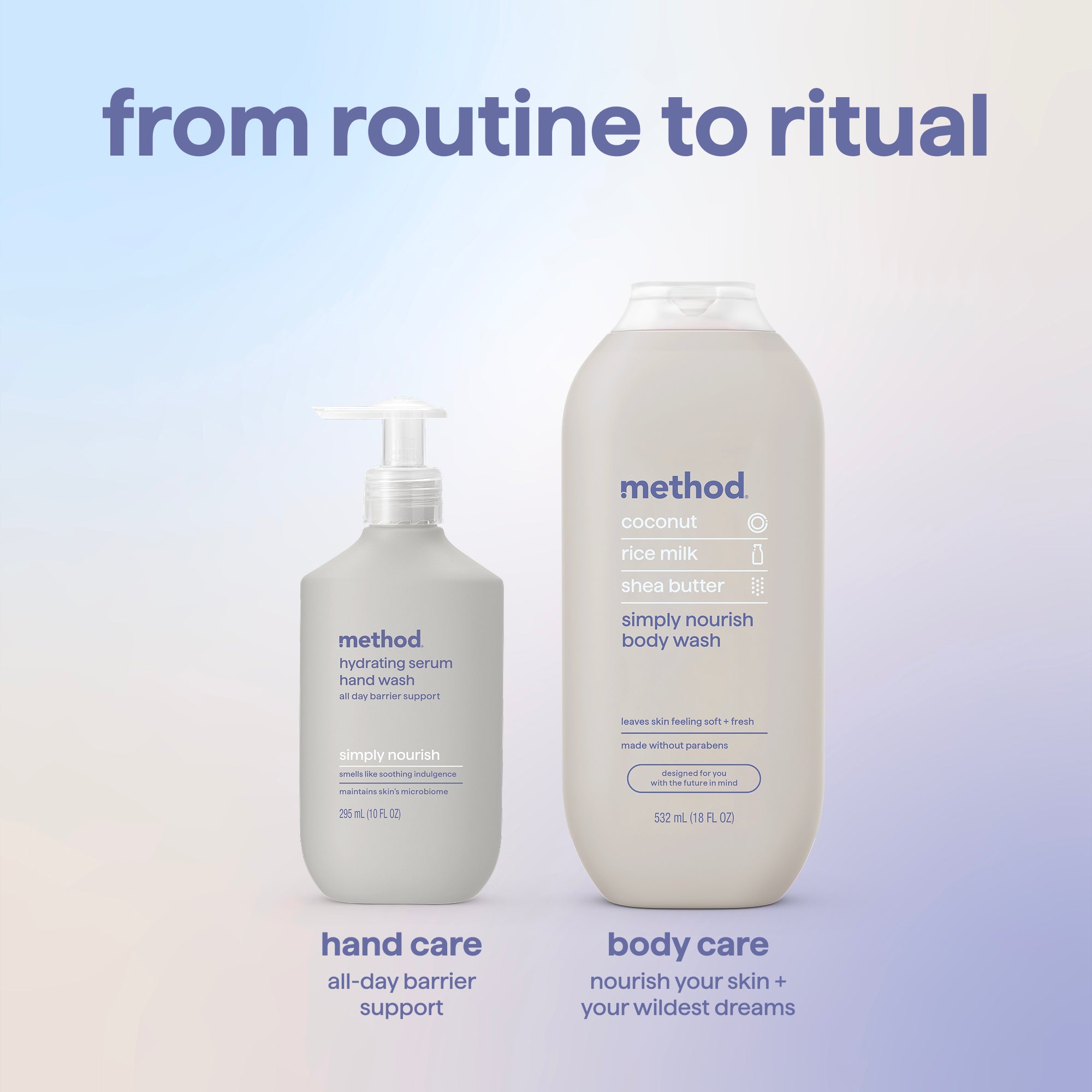 hydrating serum hand wash - simply nourish, 10 oz