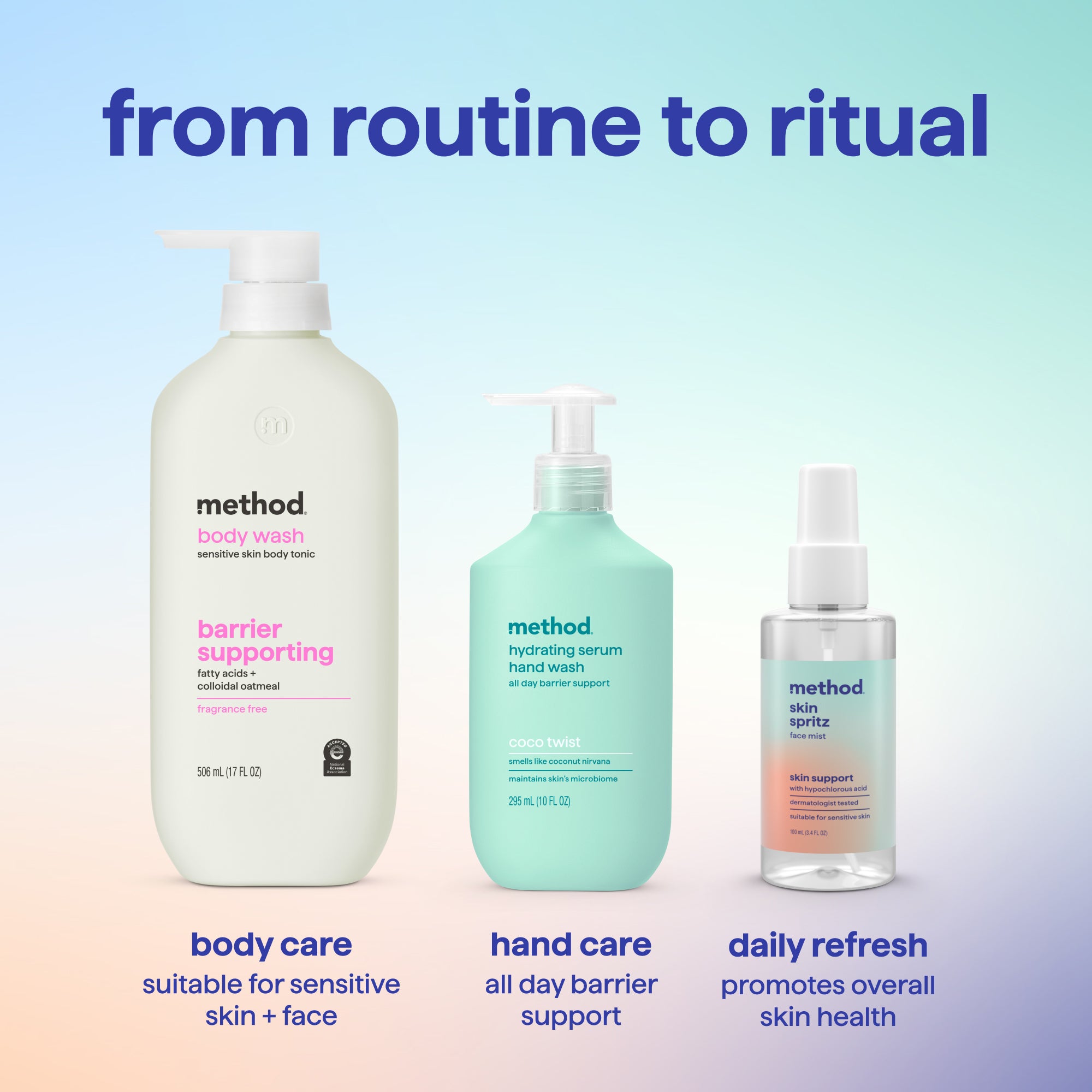 skin spritz face mist – method products