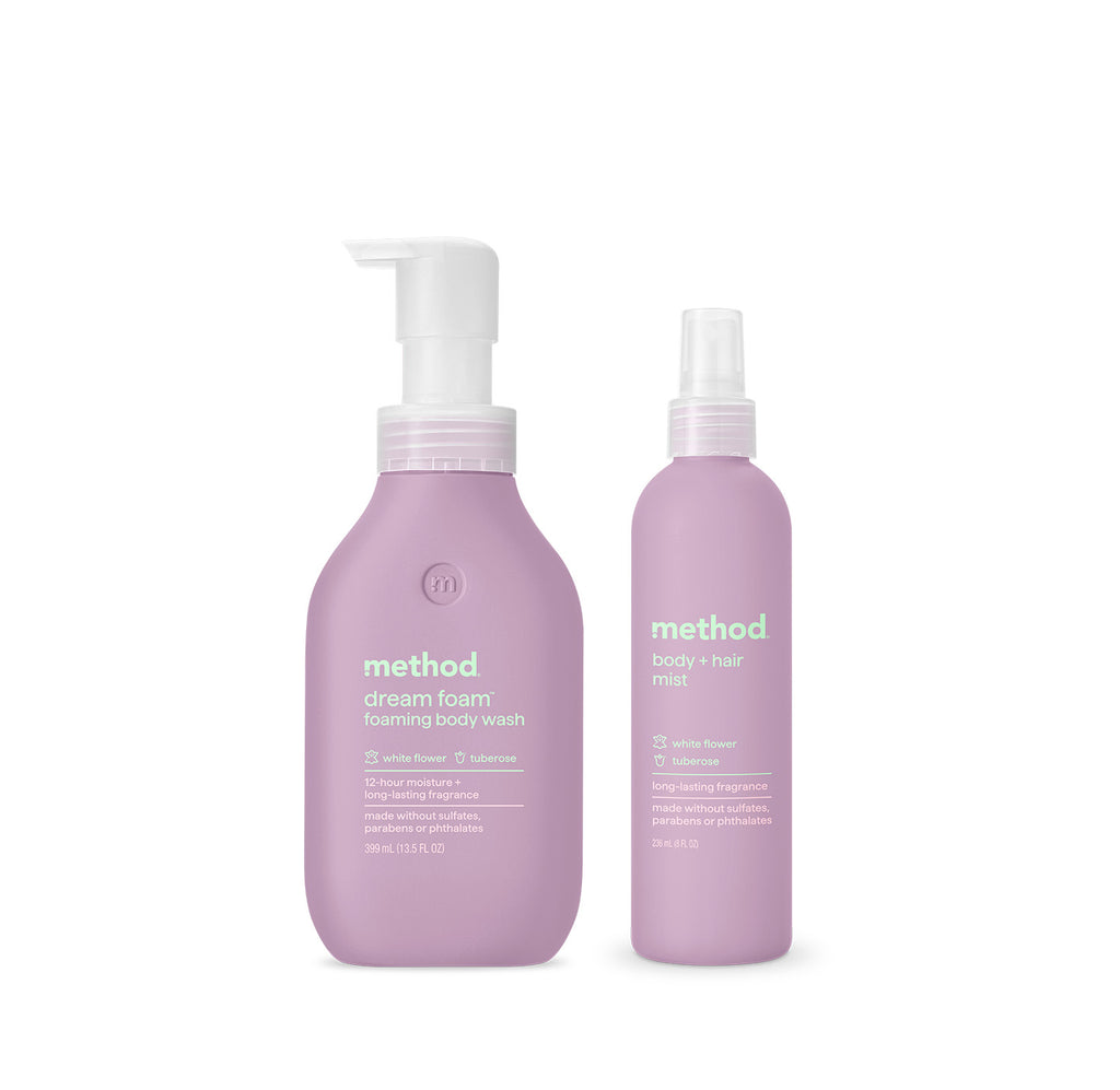flower + tuberose body wash + mist duo