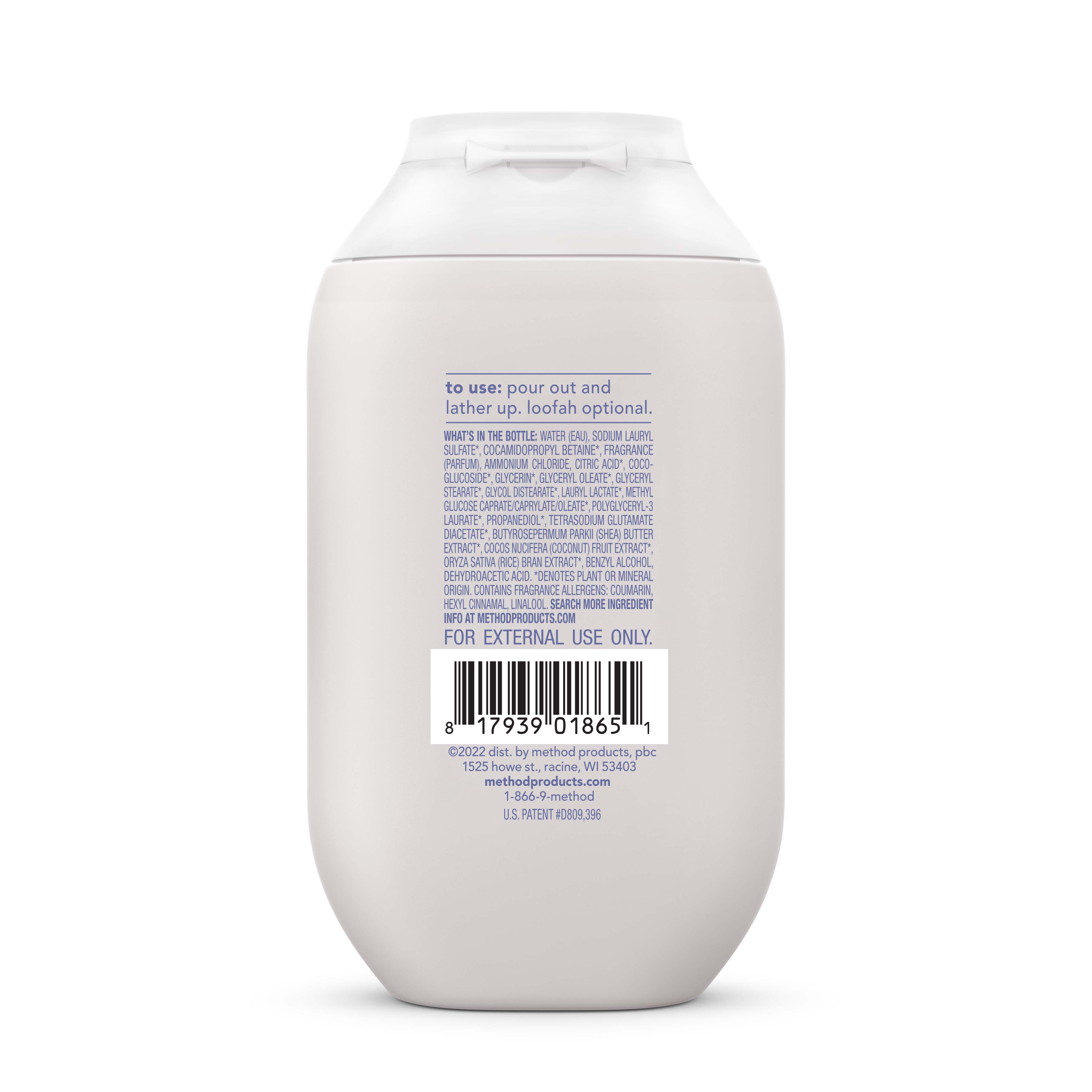 body wash - simply nourish, 3.4 fl oz