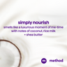 simply nourish shampoo, coconut, rice milk + shea butter - 14 oz ...