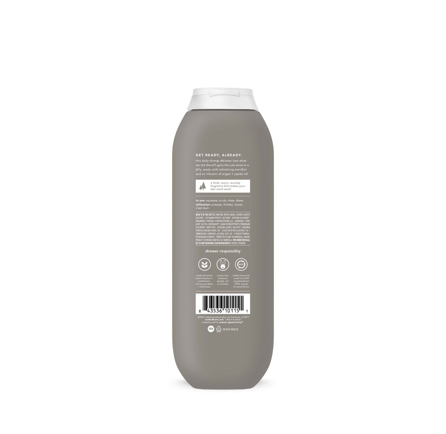 men 2-in-1 shampoo + conditioner - cedar + cypress, 14 fl oz