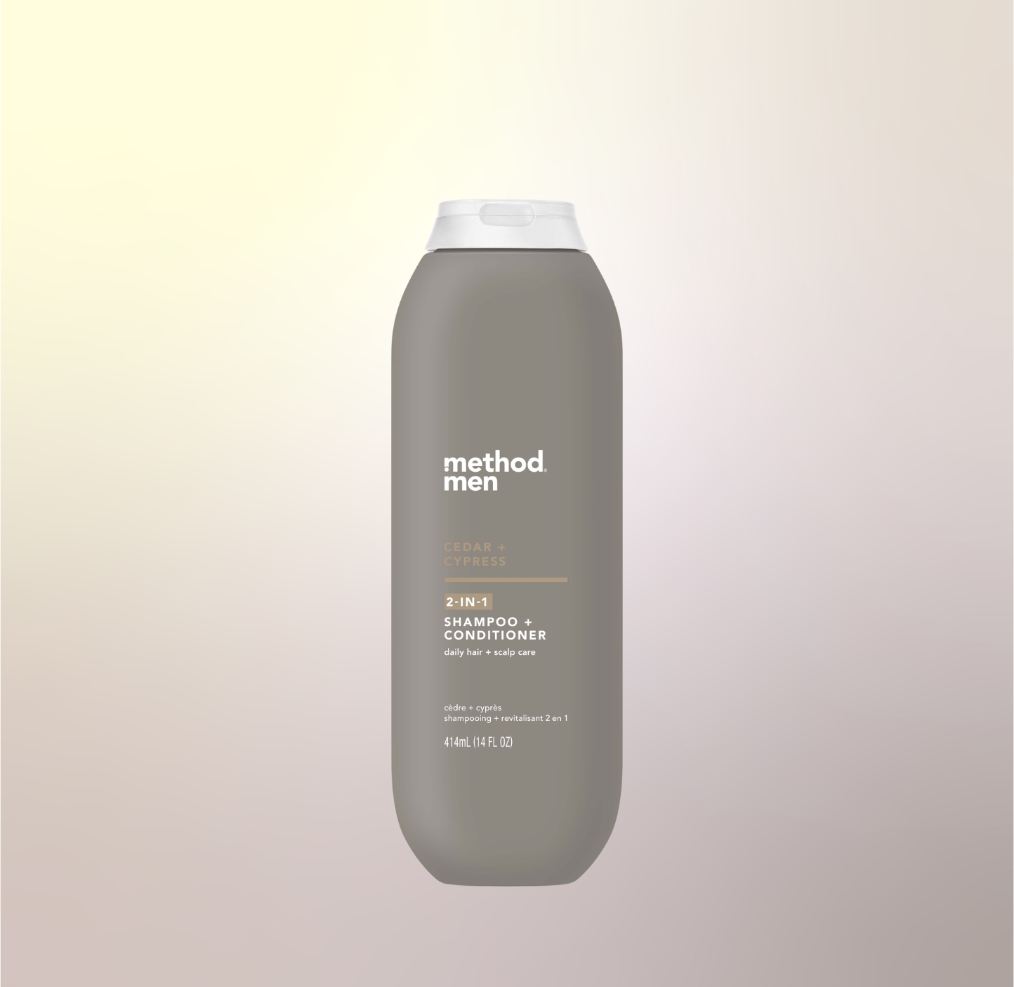 men 2-in-1 shampoo + conditioner - cedar + cypress, 14 fl oz