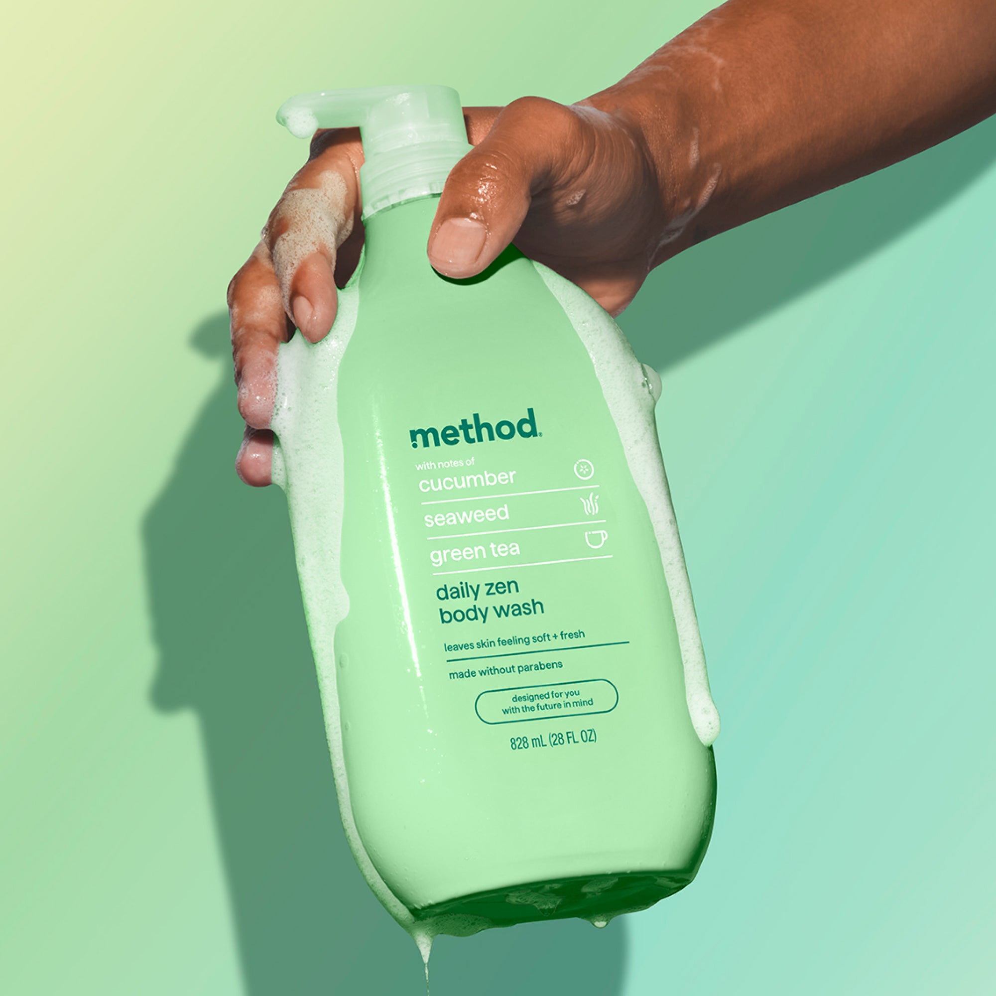 body wash - daily zen, 28 fl oz