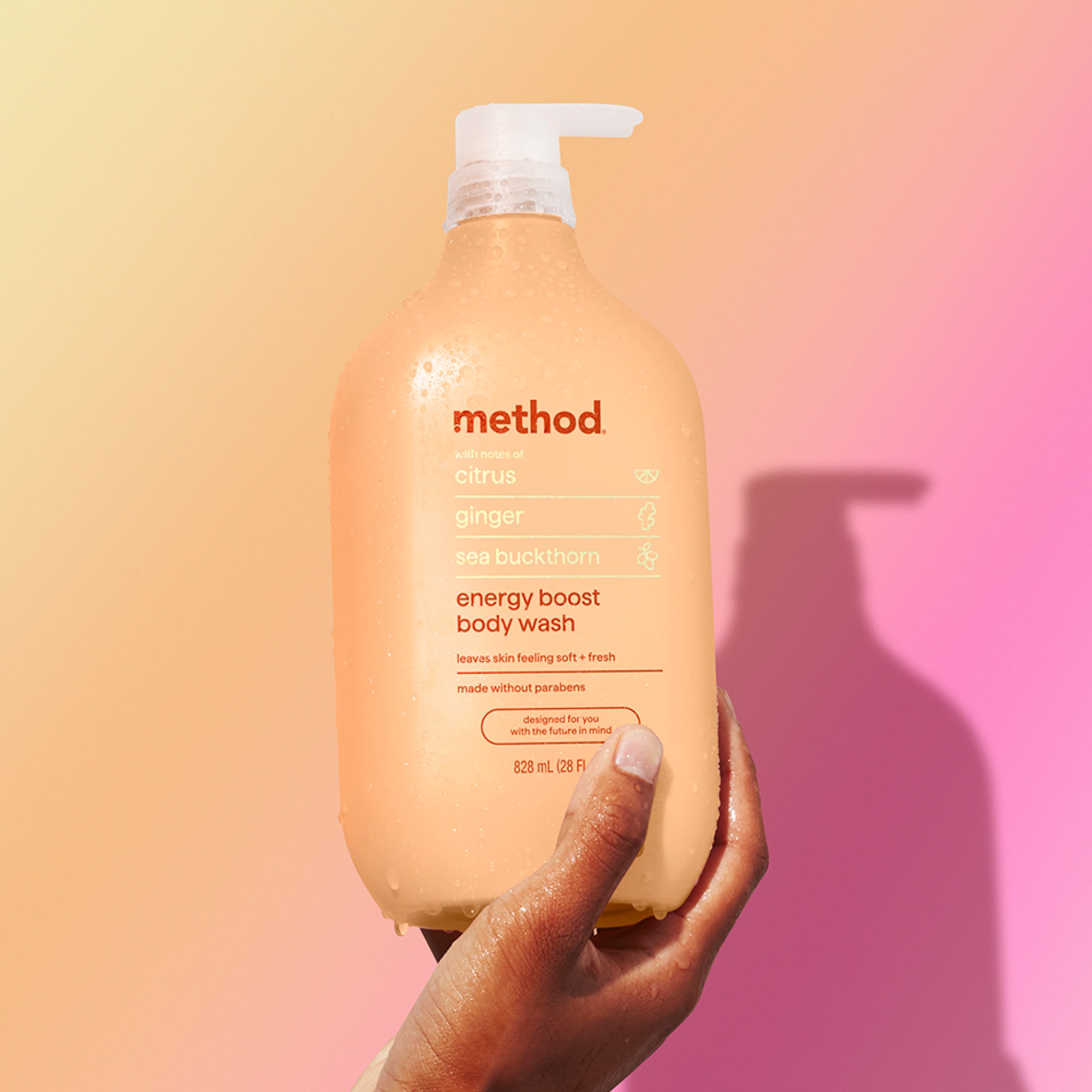 Citrus, Ginger & Sea Buckthorn Body Wash | Energy Boost - 28 oz